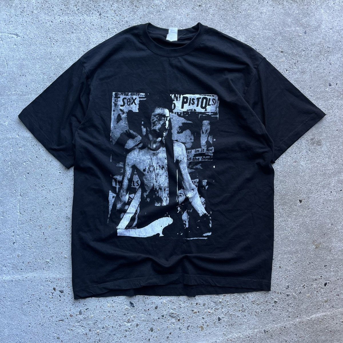 Band Tees × Vintage Vintage SEX PISTOLS British Punk Rock Band T-Shirt Size US XL / EU 56 / 4 - 1 Thumbnail