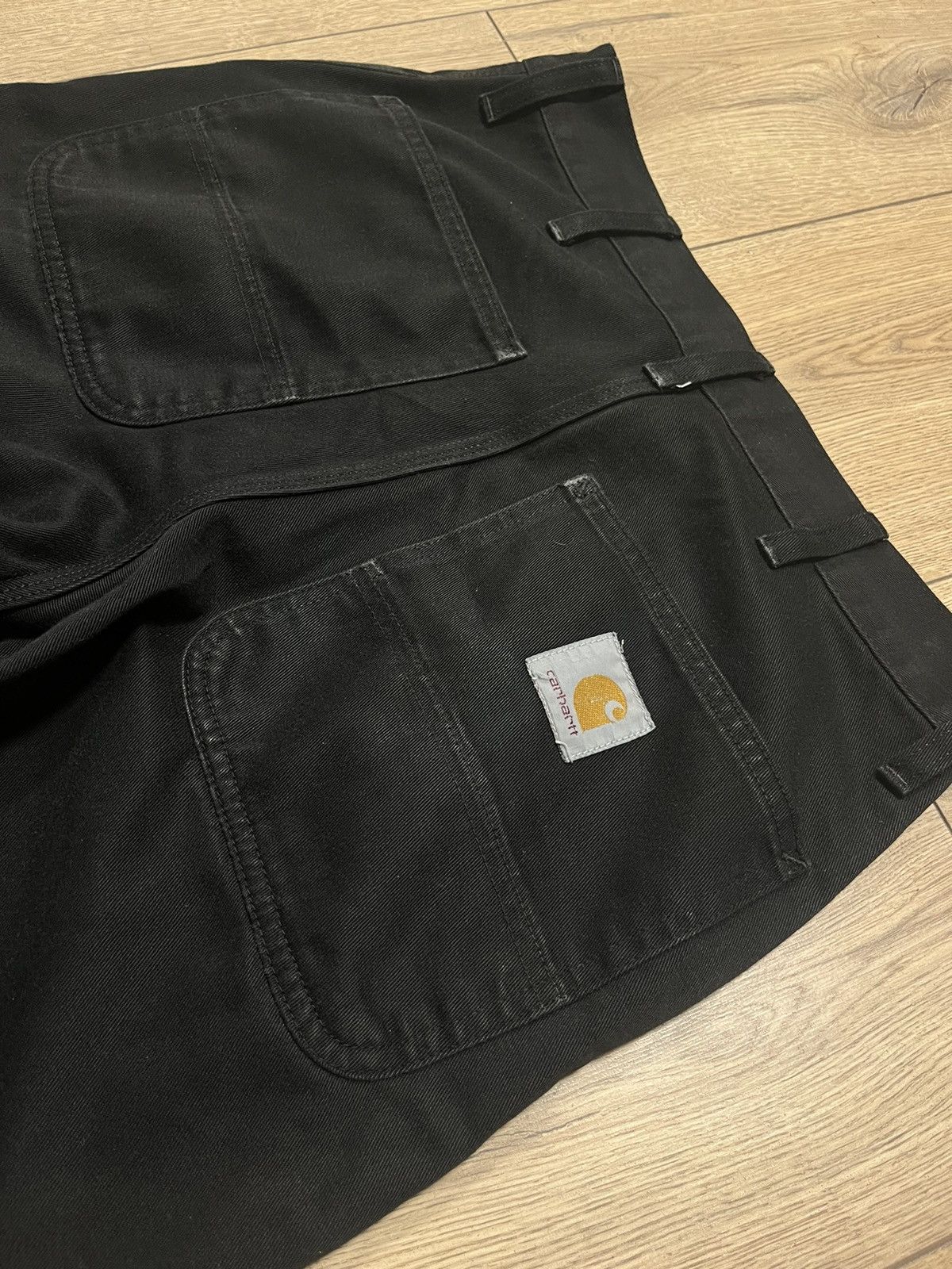 Carhartt × Vintage Vintage 90s Carhartt Workwear Black Simple Pants Trousers Size US 30 / EU 46 - 2 Thumbnail