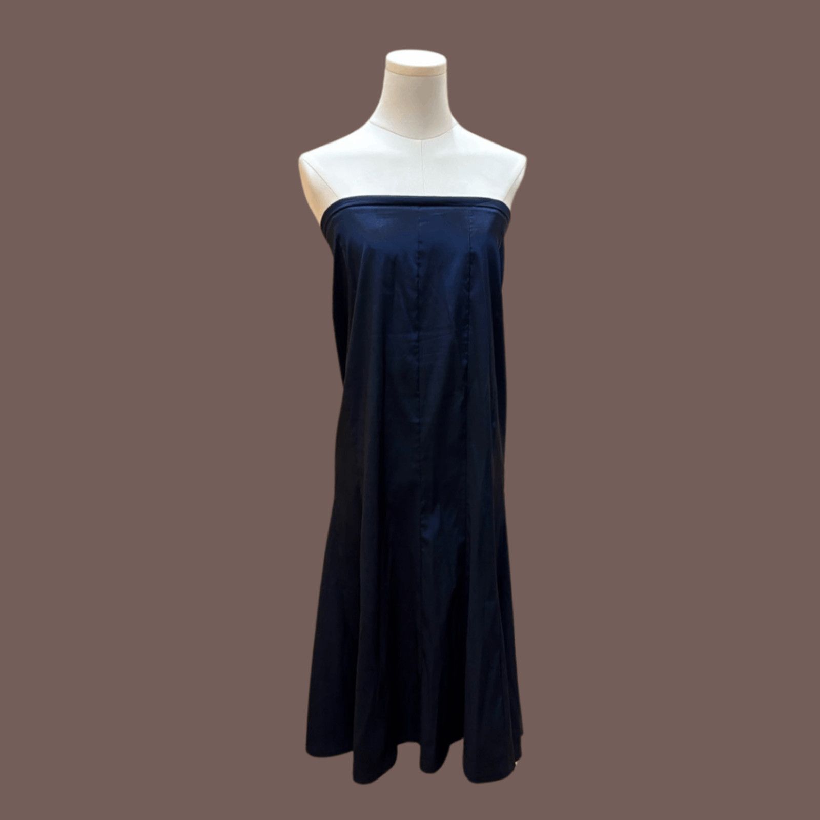 Vintage VTG Strapless Gown | Xscape Navy Blue | Y2K Cocktailcore Size M / US 6-8 / IT 42-44 - 1 Thumbnail