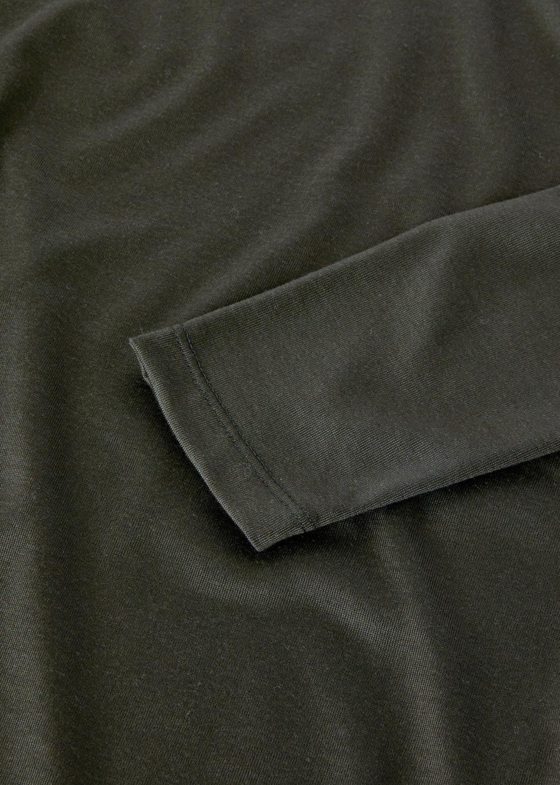Loro Piana o1srvl11e0125 FAN6591 Tadami T-Shirt in Dark Green Size S / US 4 / IT 40 - 3 Thumbnail