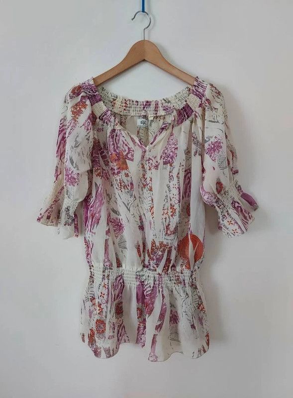 Vintage BPC vintage sheer tunic XS-M Size S / US 4 / IT 40 - 5 Thumbnail