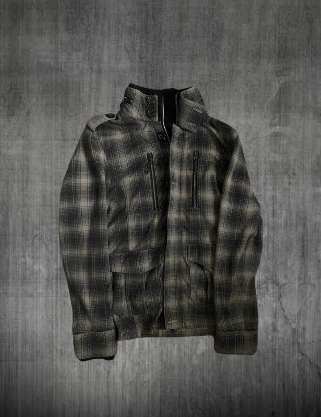 Japanese Brand 2000s Japanese archive multi zip plaid jacket Size US S / EU 44-46 / 1 - 1 Thumbnail
