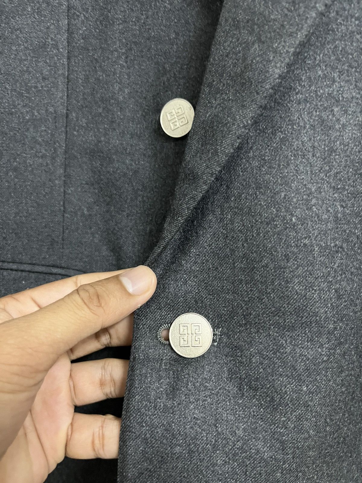 Givenchy 💥Authentic Vintage Givenchy Double Breasted Wool Blazers Size US M / EU 48-50 / 2 - 5 Thumbnail