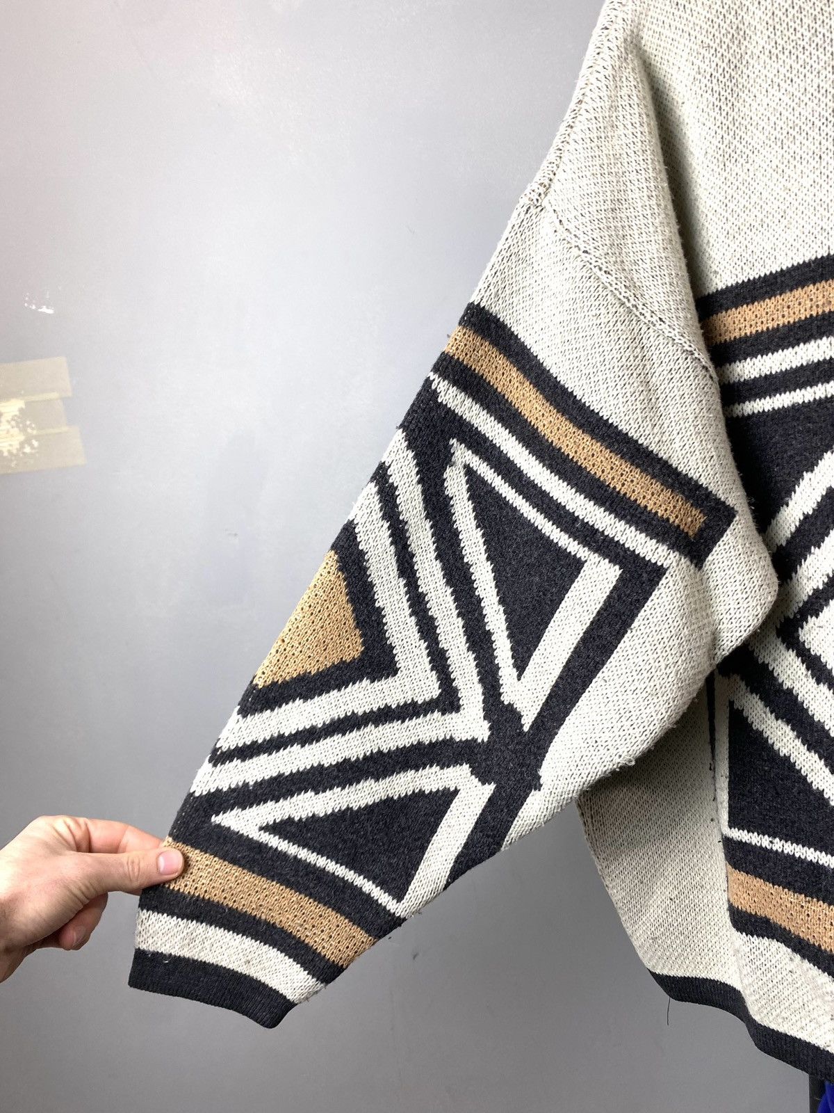 Oxbow Rare! Vintage Full Knit All Over Logo Sweater Stussy Style Size US L / EU 52-54 / 3 - 3 Thumbnail