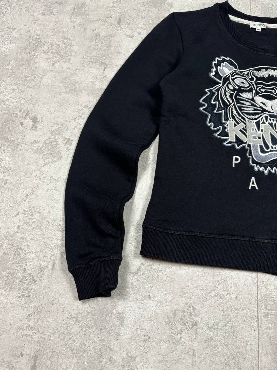 Kenzo Kenzo Paris Women's Black Sweatshirt Tiger Logo Size M Size M / US 6-8 / IT 42-44 - 5 Thumbnail