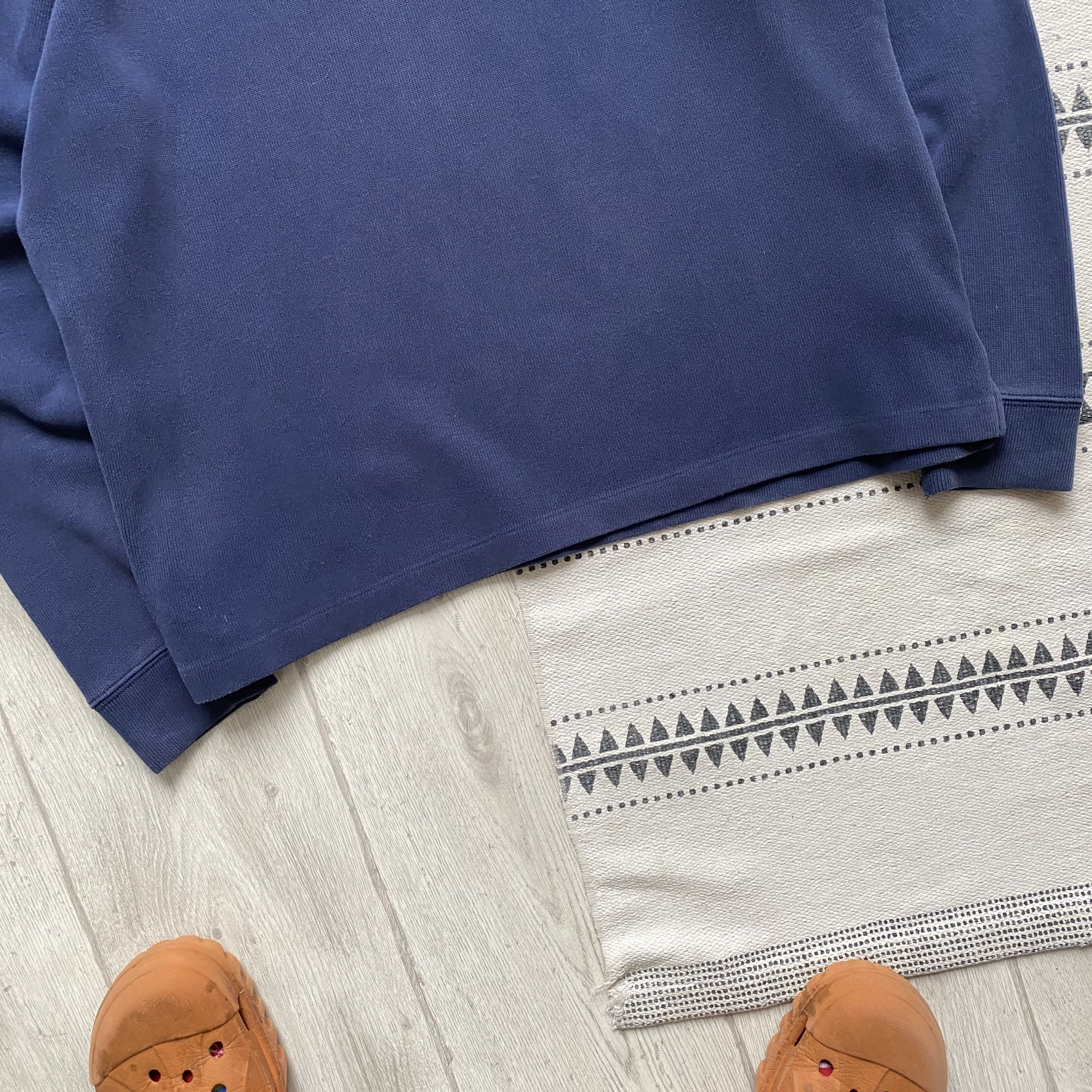 Polo Ralph Lauren Distressed Vintage Polo Ralph Lauren Sweater ¼ zip Faded Size US M / EU 48-50 / 2 - 2 Thumbnail