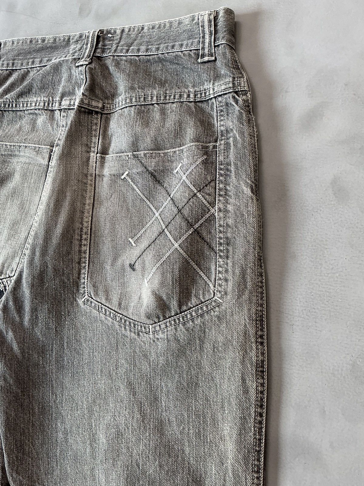 Other Vintage hip hop embroidered denim Size US 30 / EU 46 - 18 Thumbnail