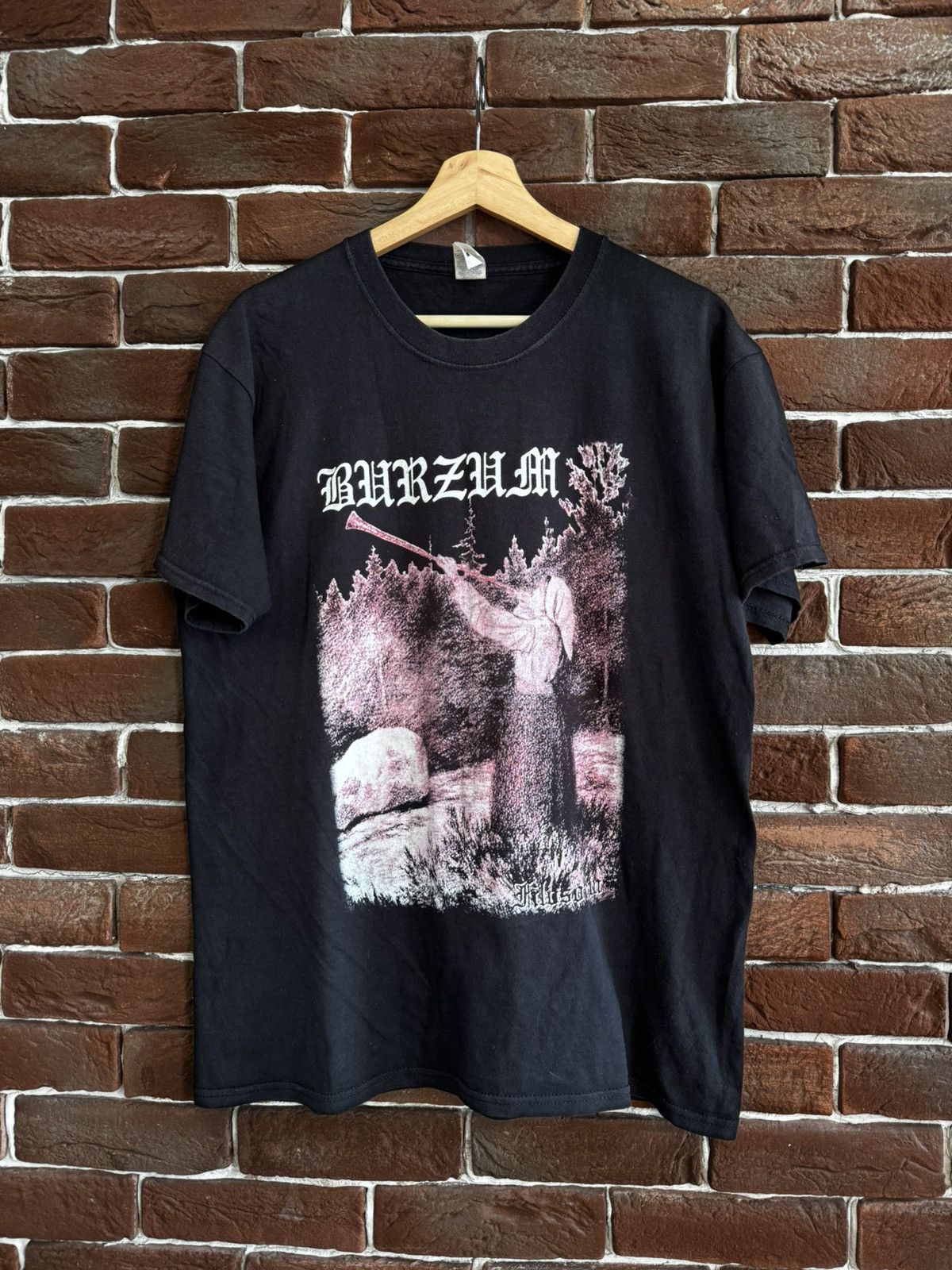 Burzum Filosofem Black Metal Tshirt Rare Print Vintage L