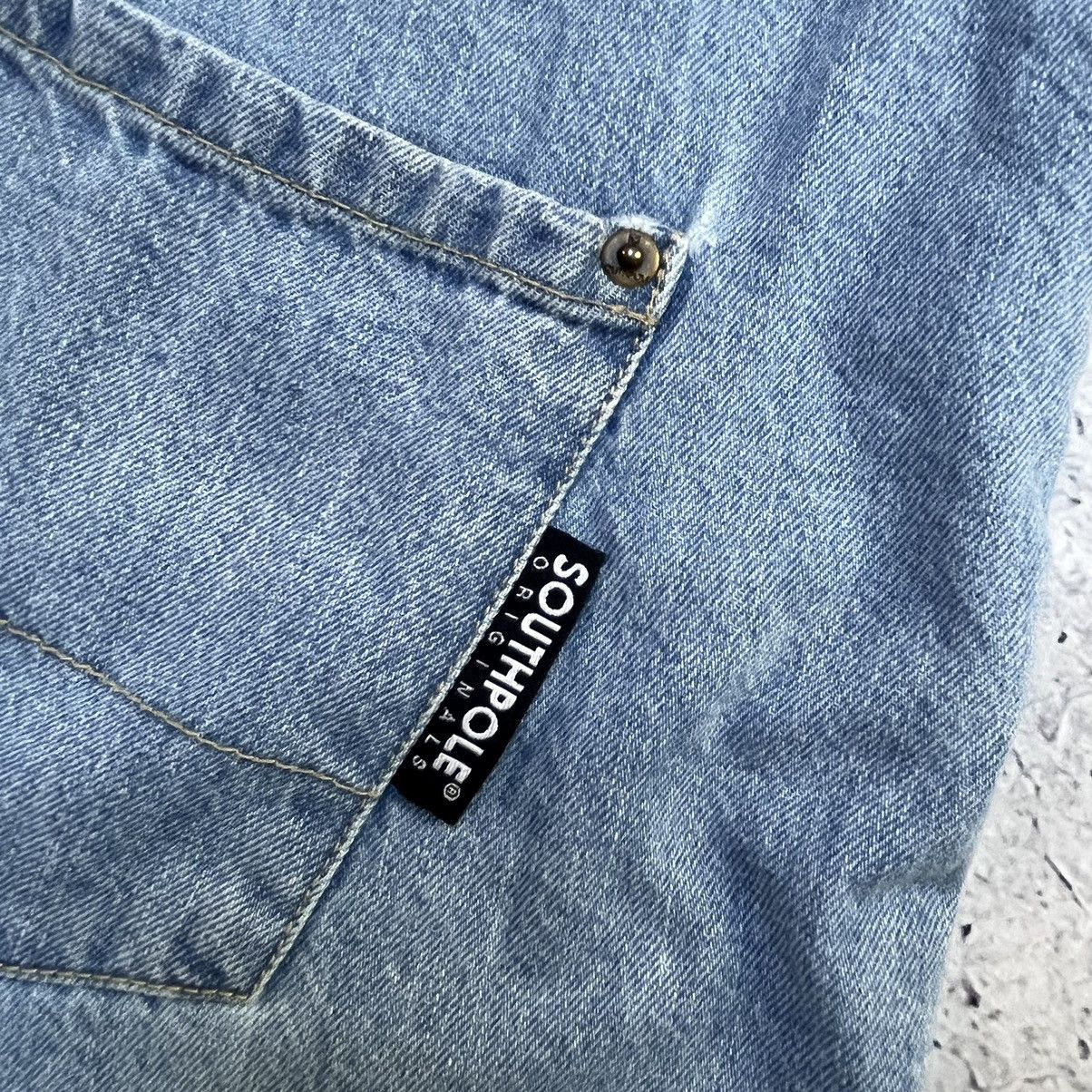 JNCO × Southpole Southpole Og Baggy Embroidered Logo Jeans Vintage Rap Pants Size US 30 / EU 46 - 8 Thumbnail