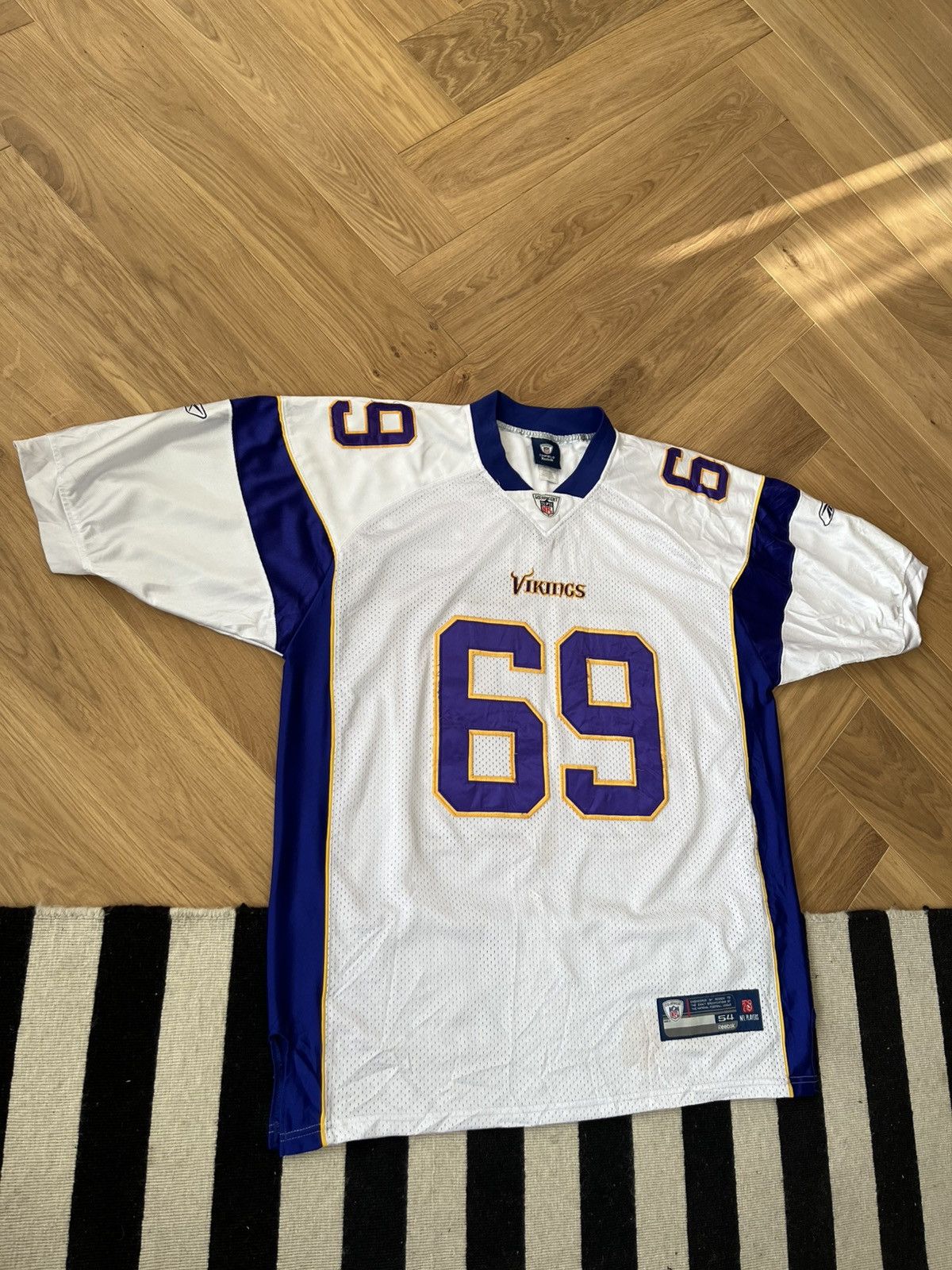 Reebok Vintage Minnesota Vikings #69 Jared Allen Reebok On-Field Size US XXL / EU 58 / 5 - 2 Thumbnail