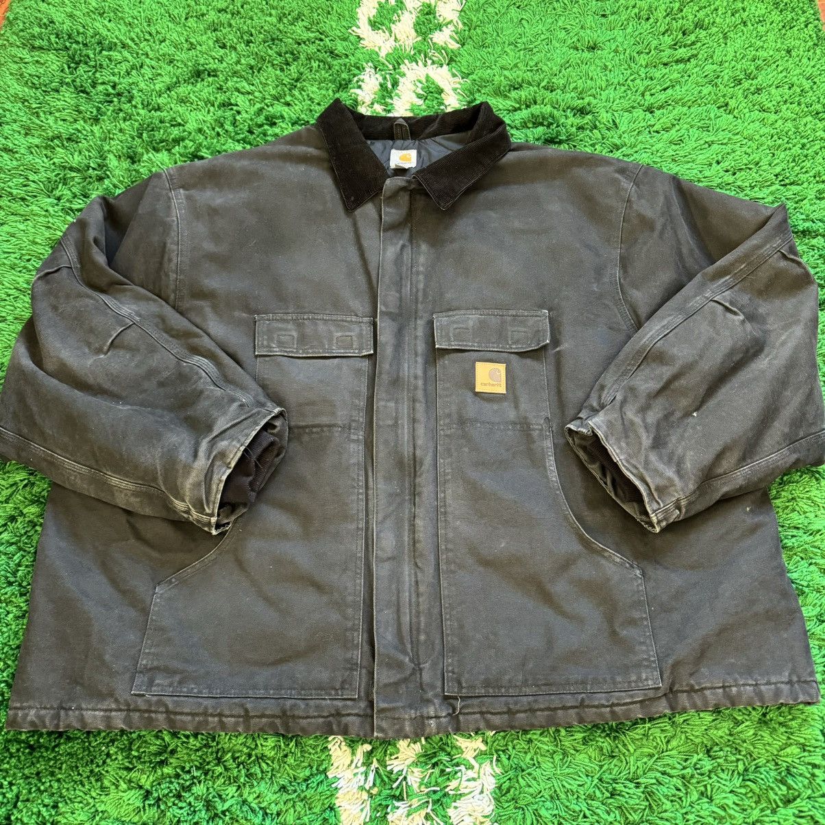 image of Carhartt Jacket 5Xl Black, Men's (Size 2XL)