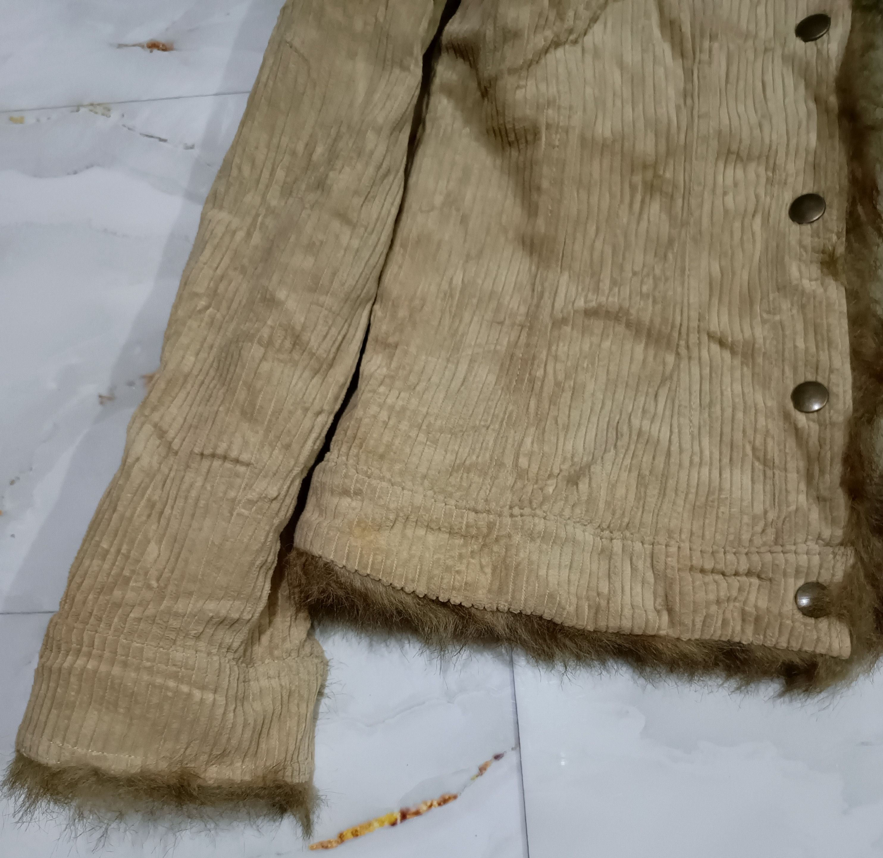 14th Addiction Japanese~ Crazy Fur Button Corduroy Jacket Size US S / EU 44-46 / 1 - 5 Thumbnail