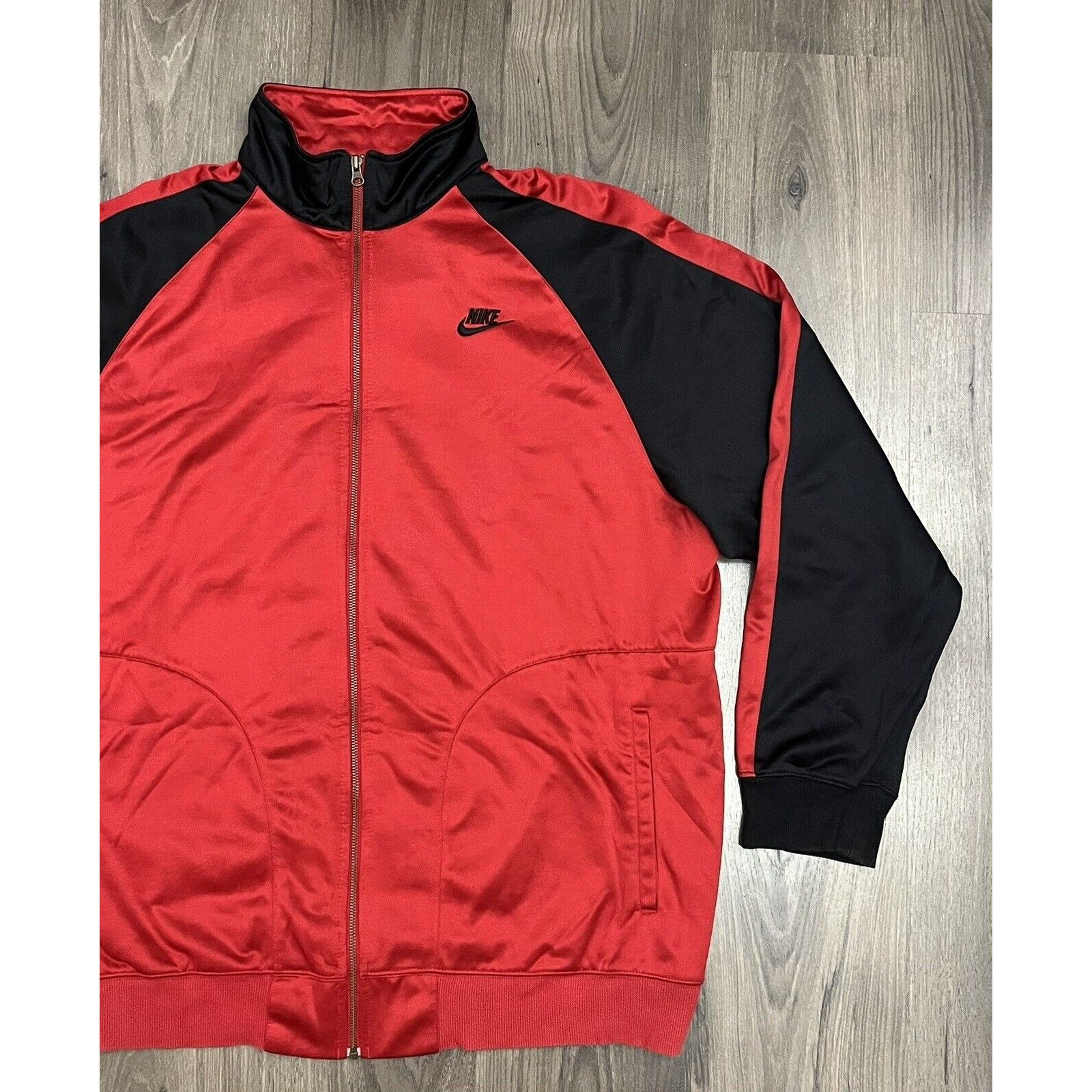 Nike VTG Nike Track Jacket Mens XL Got The Block On Lock Air Forc Size US XL / EU 56 / 4 - 2 Thumbnail