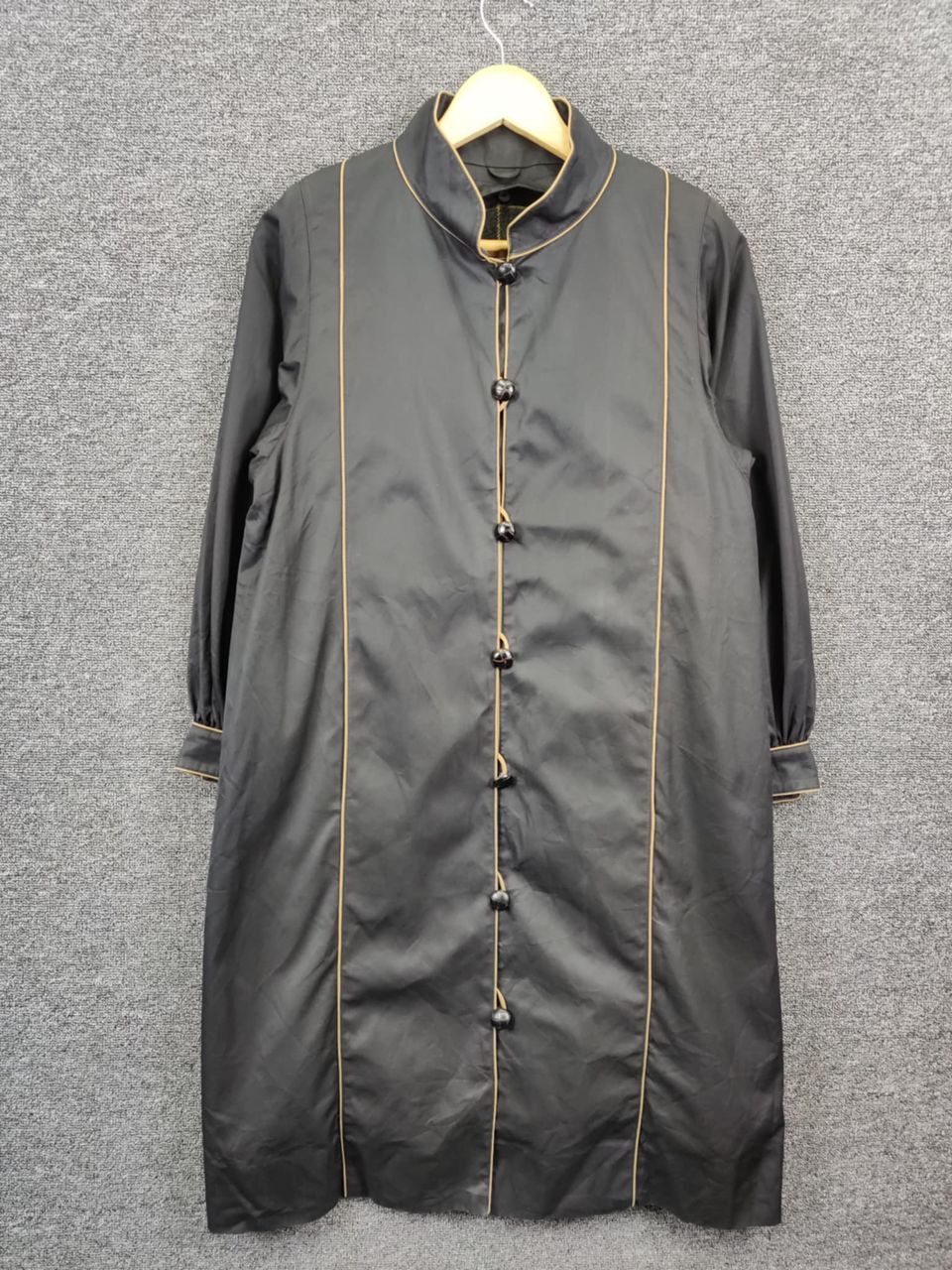 Yves Saint Laurent Vintage Yves Saint Laurent Mandarin Long Coat Jacket Size US M / EU 48-50 / 2 - 1 Thumbnail