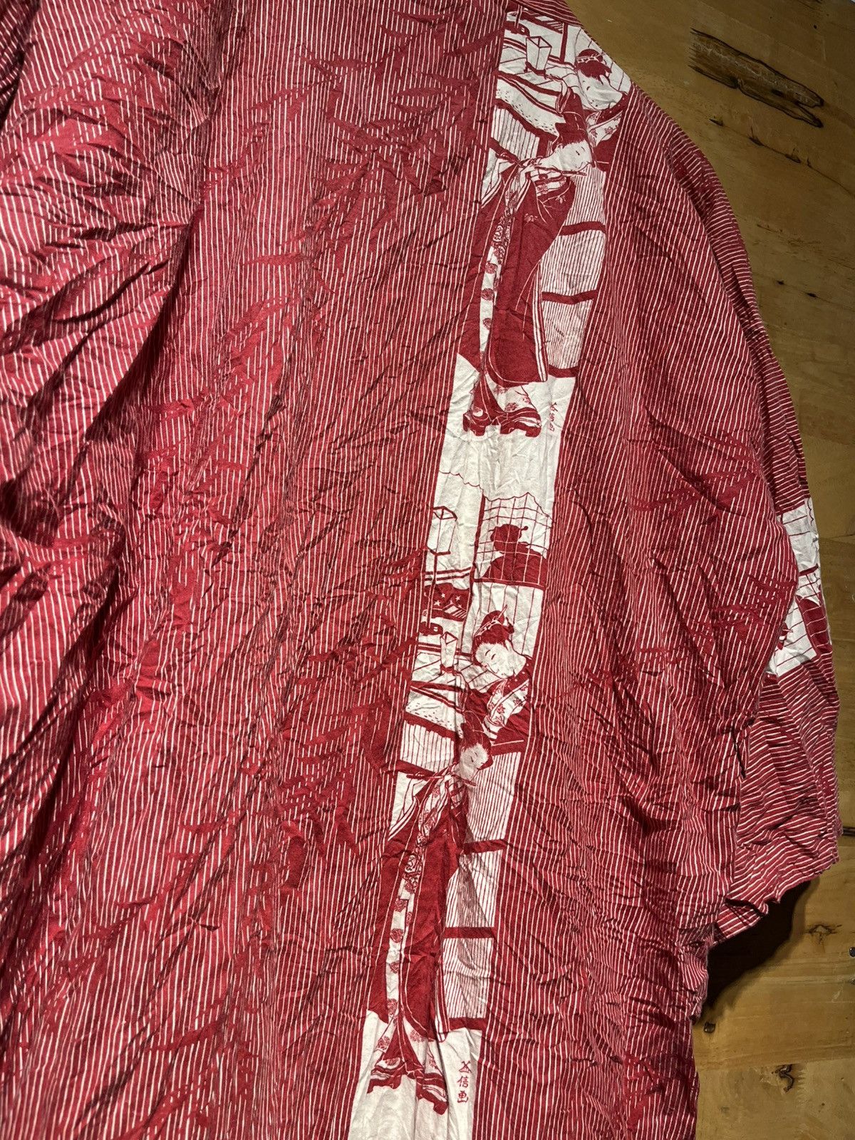 Japanese Brand Japanese yohji yamamoto style kimono geisha print Size US L / EU 52-54 / 3 - 4 Thumbnail