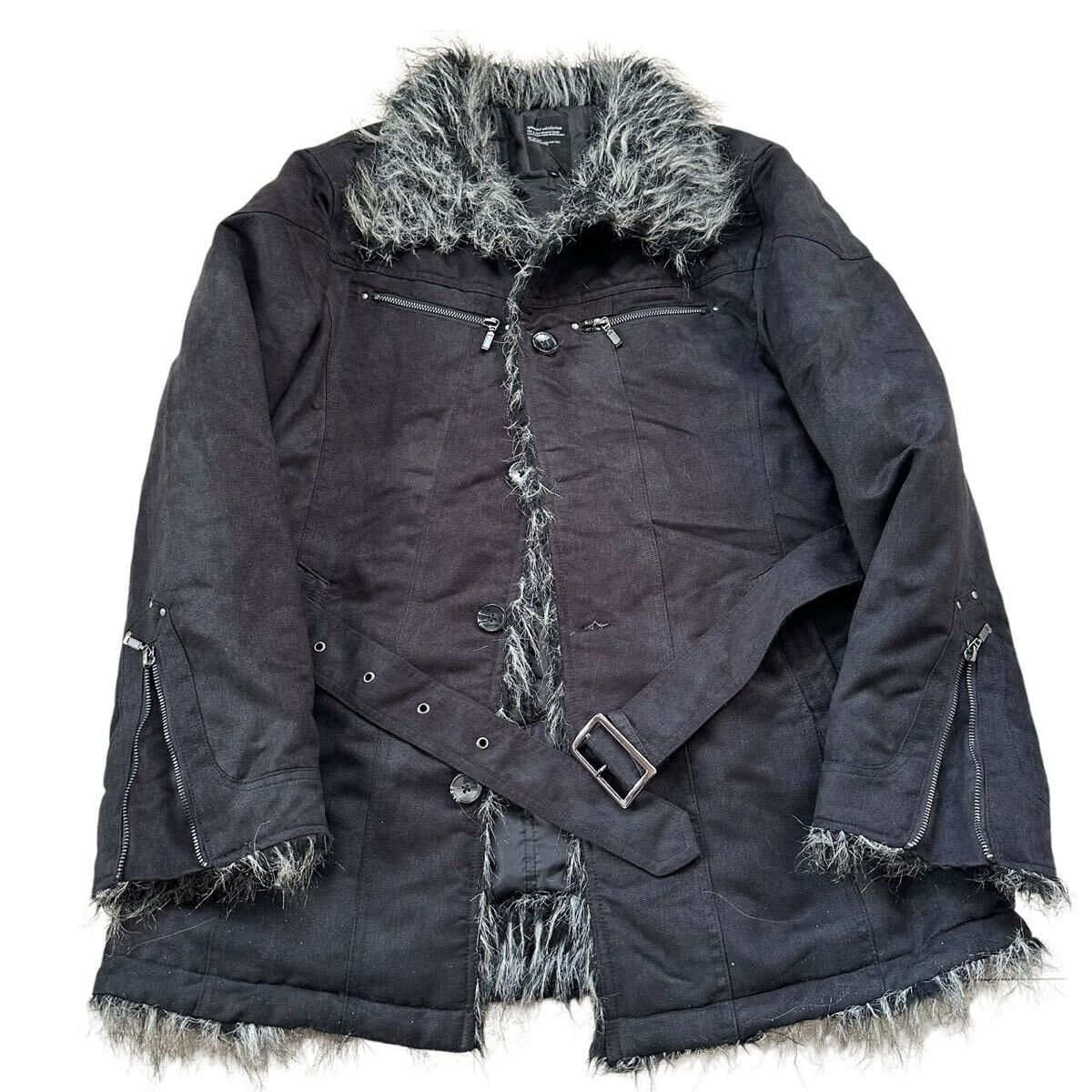 ジャケット・アウター 00s Japanese Label fur mouton jacket 00s Japanese Label fur mouton jacket メンズ