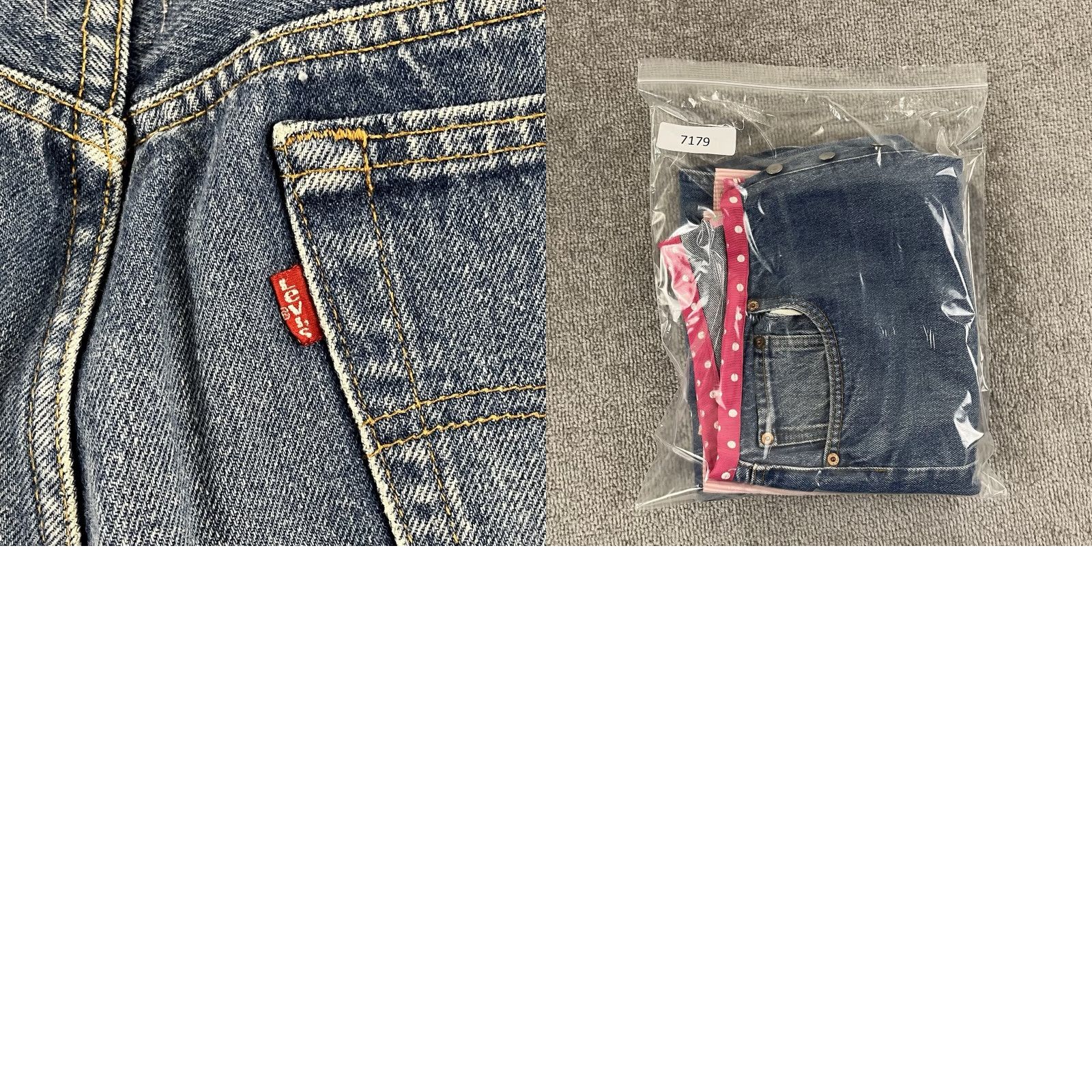 Levi's VINTAGE LEVIS Molly B. Jeans Womens XL 34x26 Cropped Blue Denim USA 90s Womens Size 40" / US 18 - 10 Thumbnail