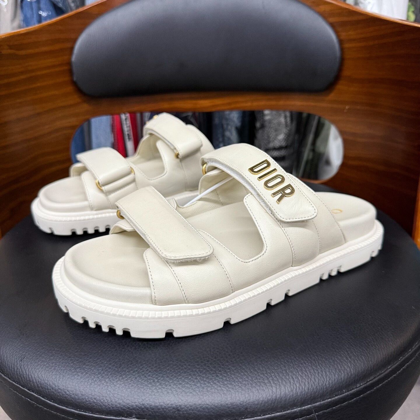 Dior Dior White Sandals us_6-5 Women Size US 6.5 / IT 36.5 - 1 Thumbnail