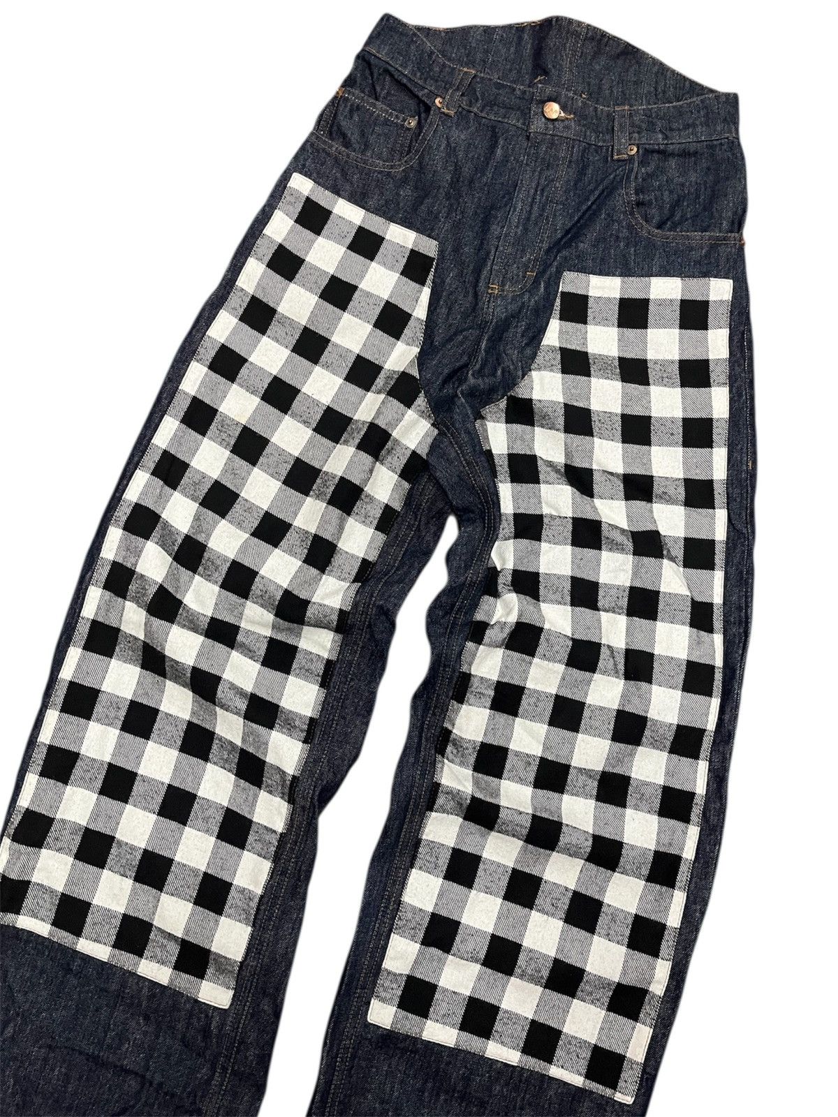 Alex Mullins ALEX MULLINS x DOUBLE KNEE DENIM x BRITISH DESIGNER x RARE Size US 29 - 3 Thumbnail