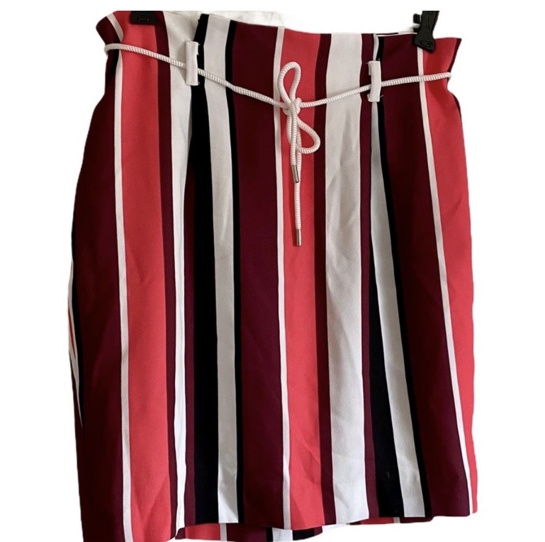 Express EXPRESS STRIPED MINI SKIRT Size 30" / US 8 / IT 44 - 8 Thumbnail