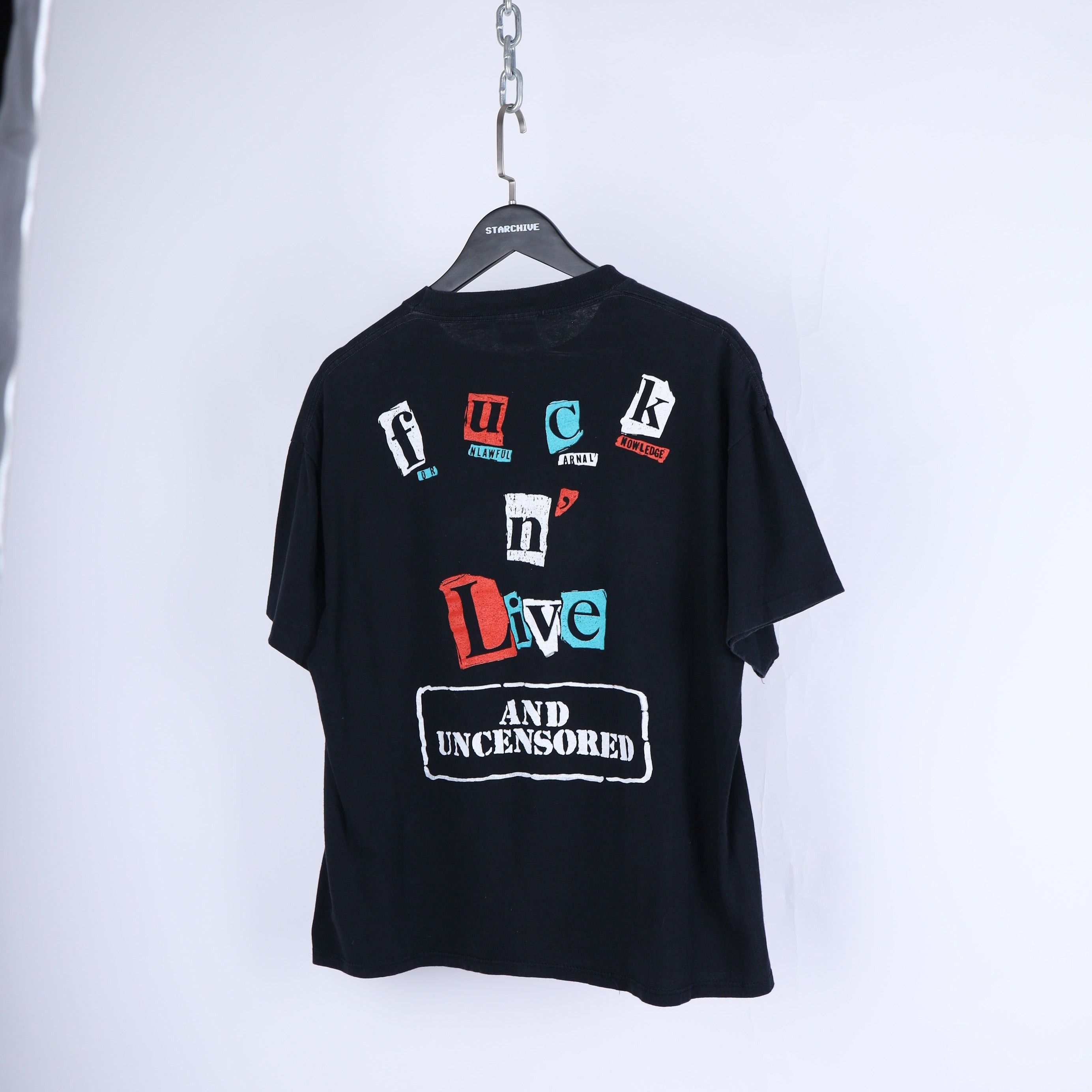 Vintage VAN HALEN FUCK N LIVE TEE Size US XL / EU 56 / 4 - 2 Thumbnail