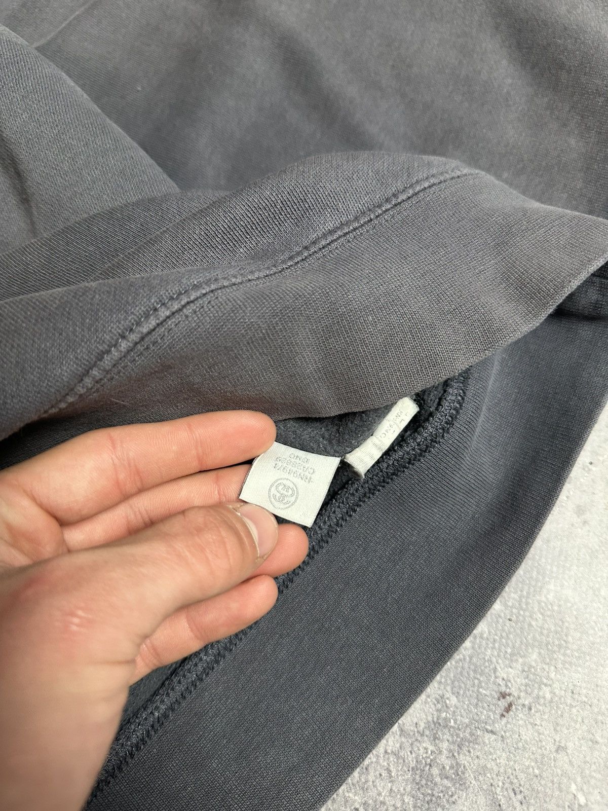 Stussy Y2K Made in USA Stussy Crewneck Pullover Logo Grey Size US L / EU 52-54 / 3 - 8 Thumbnail