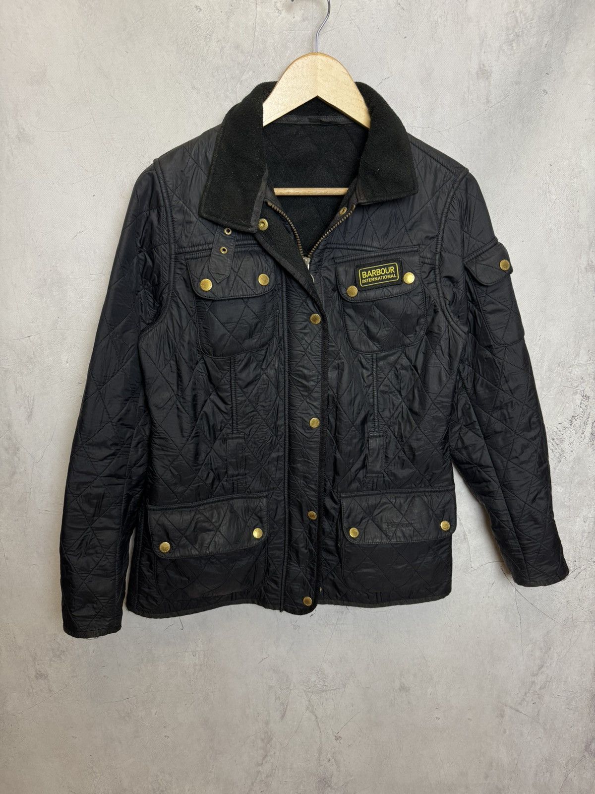 Barbour × Vintage Barbour International Quilted Jacket – Size M EU 38 / UK 12 Size M / US 6-8 / IT 42-44 - 1 Thumbnail