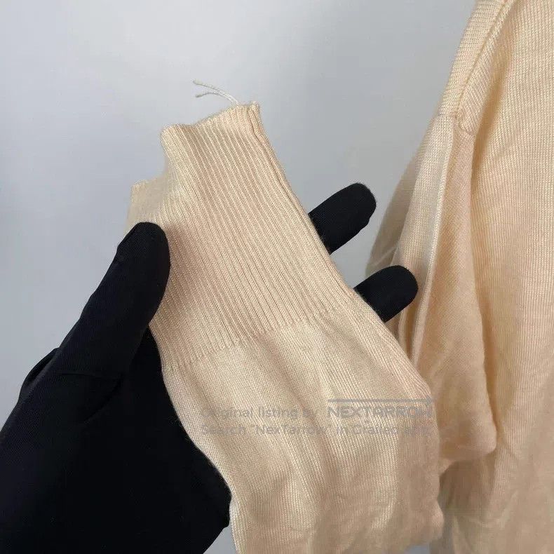 Hermes Hermes Knit Top Cream White Size XS / US 0-2 / IT 36-38 - 4 Thumbnail