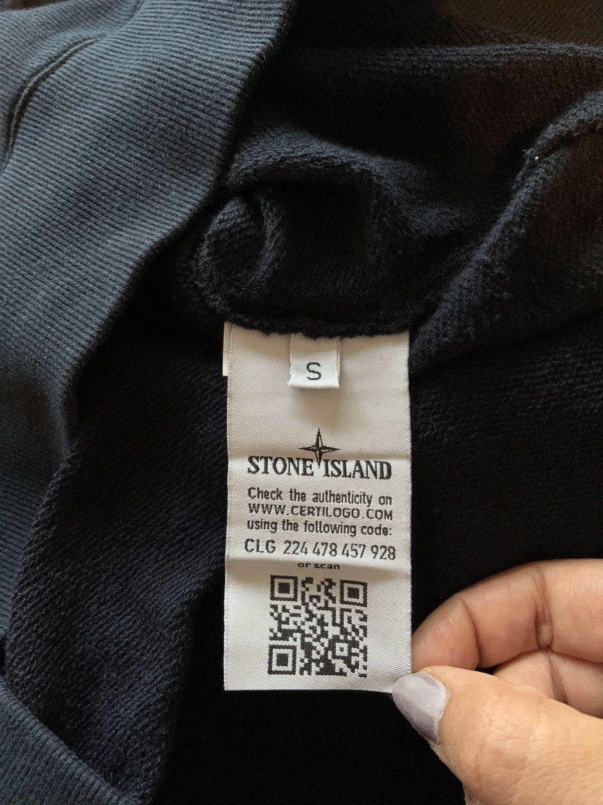 Stone Island Stone Island Navy Sweater Size US S / EU 44-46 / 1 - 6 Thumbnail