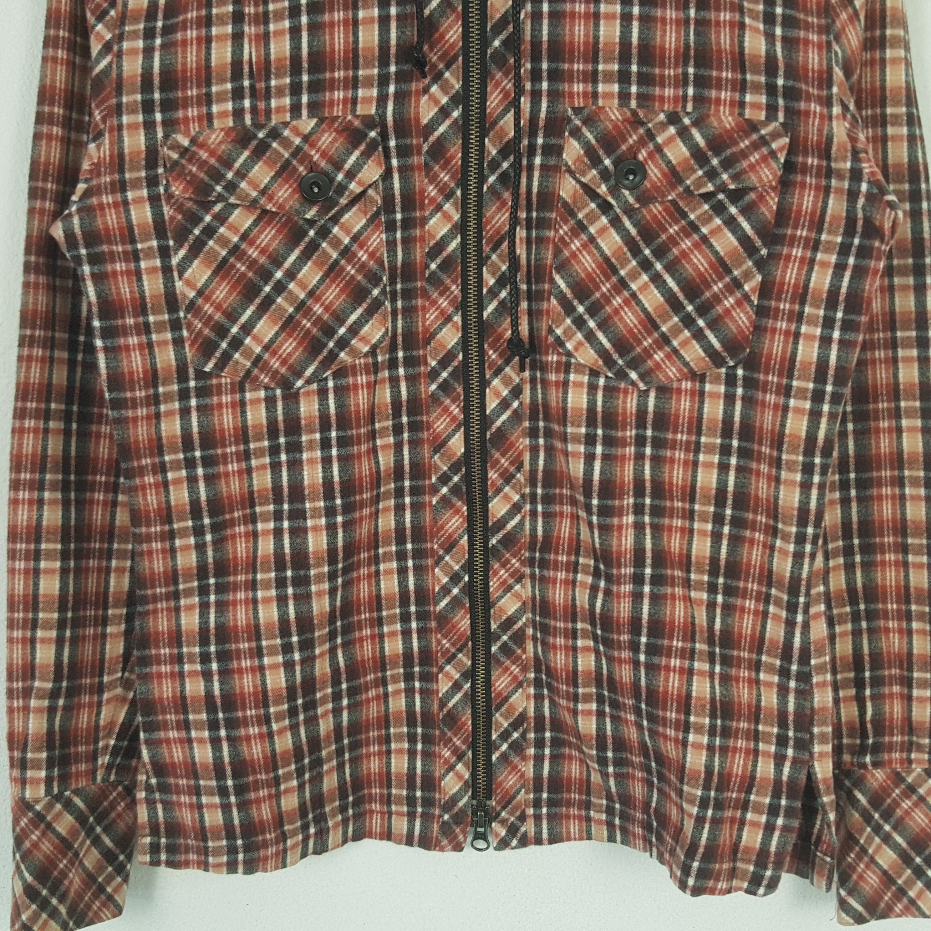 Japanese Brand × Schlussel × Vintage Vintage Schlussel Japanese Brand Flannel Jacket C283N16 Size US XS / EU 42 / 0 - 2 Thumbnail