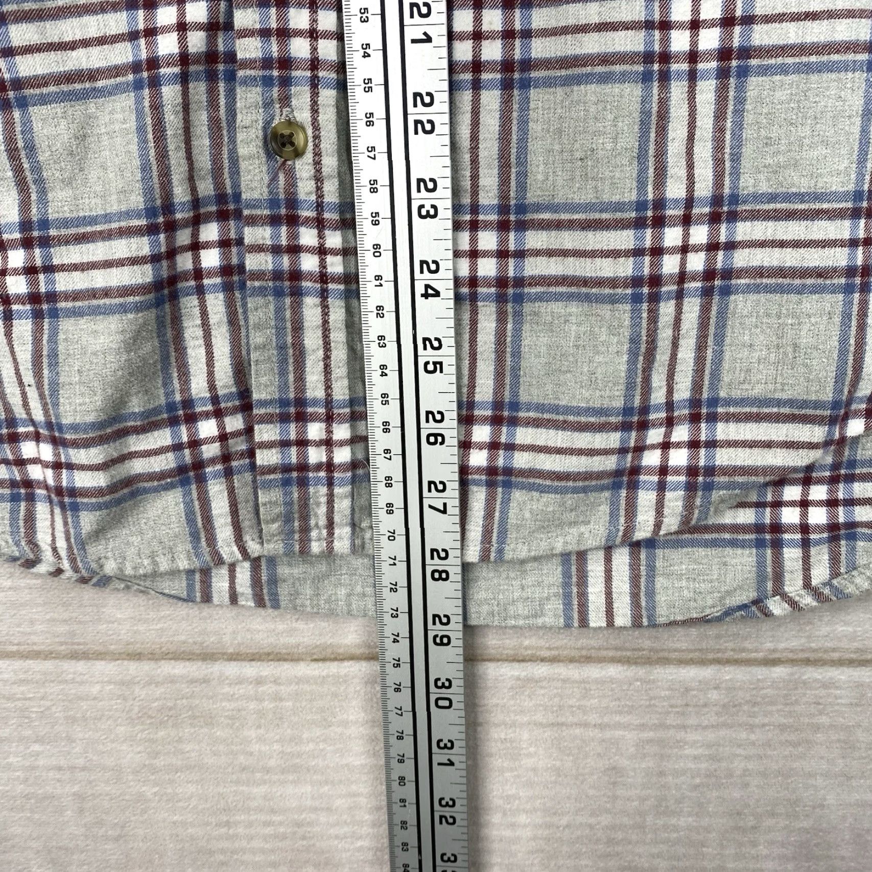 Vintage Goodfellow & Co Flannel Shirt Mens M Gray Plaid Cotton Button-Up Casual Winter Fall Size US M / EU 48-50 / 2 - 4 Thumbnail