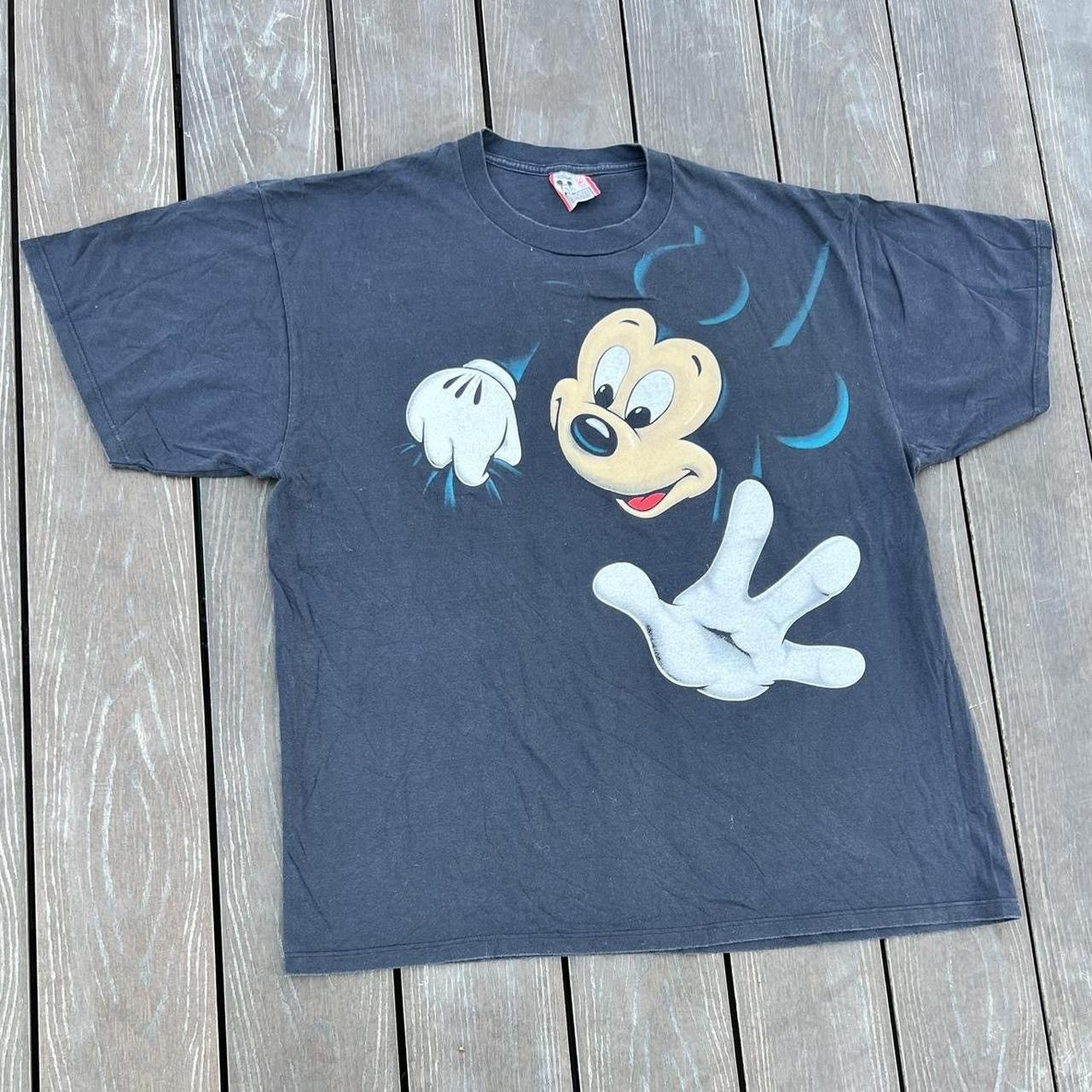 Disney Vintage T Shirt 90's MICKEY MOUSE DISNEY Size US XL / EU 56 / 4 - 2 Thumbnail