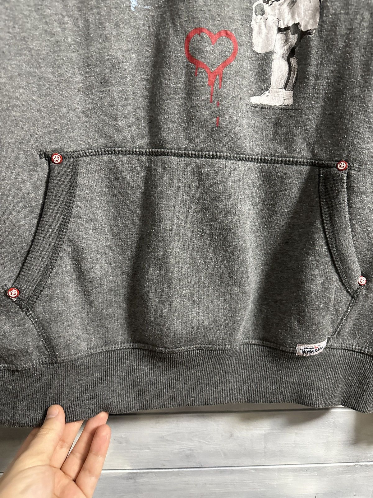 Japanese Brand Rare Vintage Hoodie Brandalised By Home Base Banksys Graffit Size US M / EU 48-50 / 2 - 4 Thumbnail