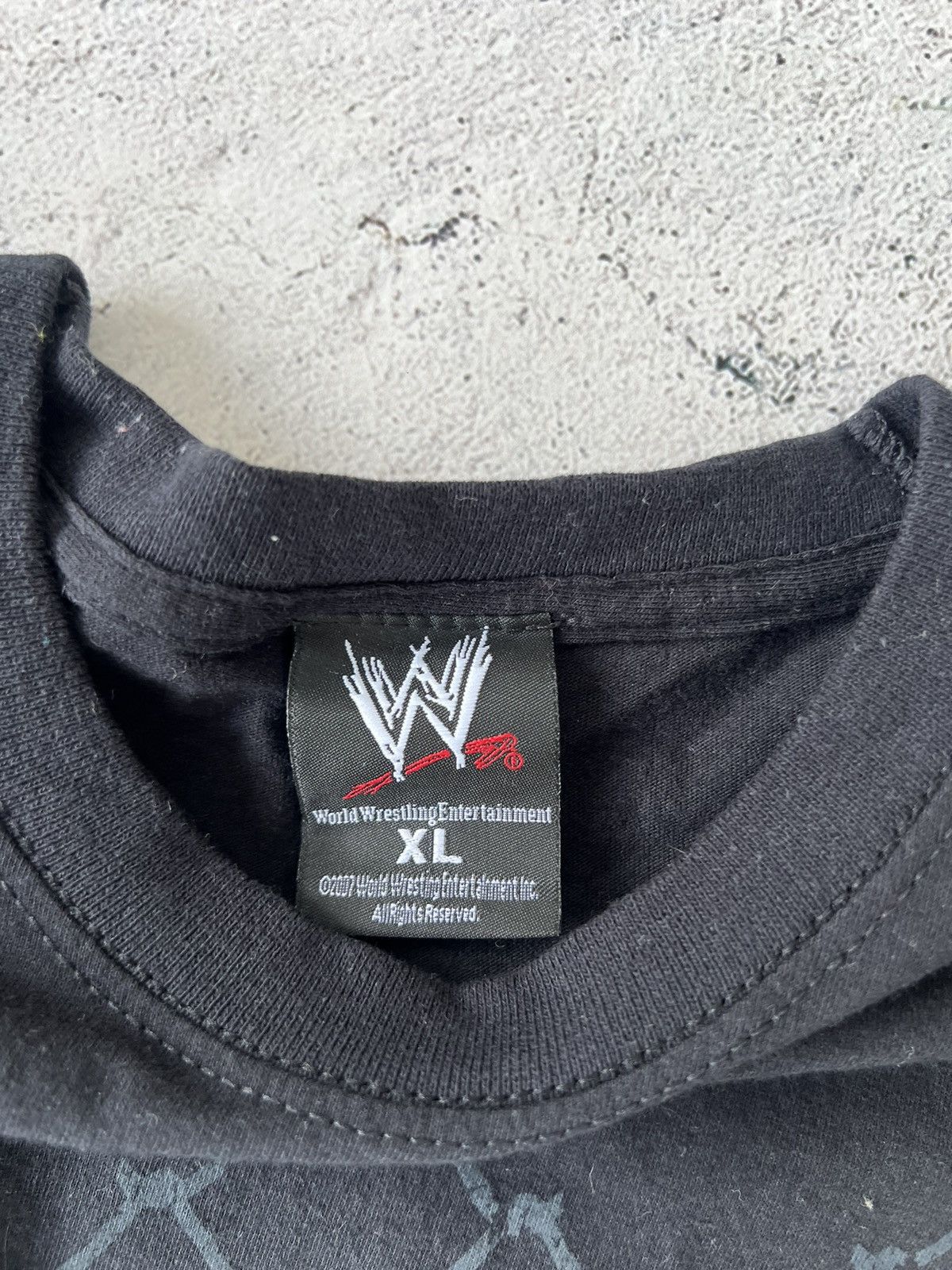 Vintage 🩸RARE🩸Vintage WWE Logo 2008 T Shirt Size US XL / EU 56 / 4 - 6 Thumbnail