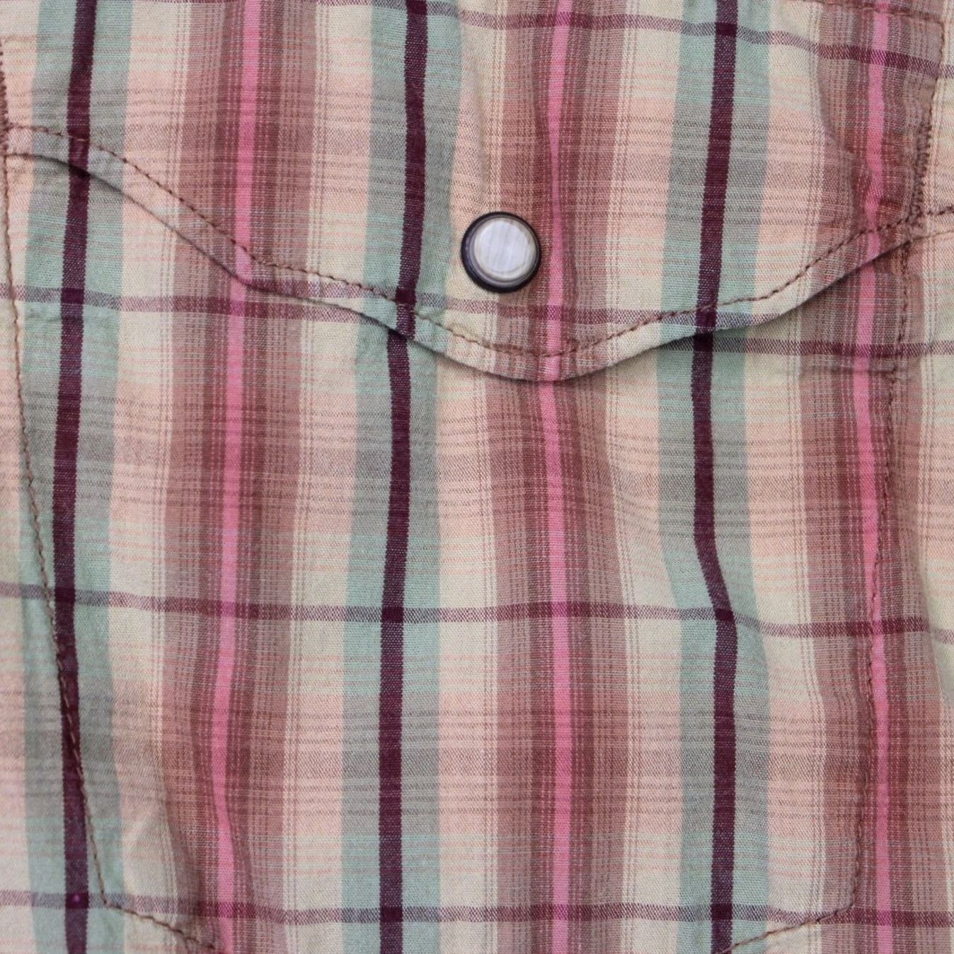 Mountain Hardwear Mountain Hardwear Shirt Mens XL Brown Plaid Geometric Cotton S/S Hummer logo Size US XL / EU 56 / 4 - 7 Thumbnail