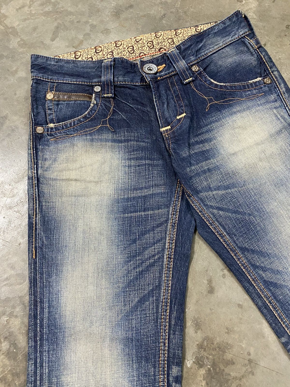 Tornado Mart Flare Jeans Edwin Mud Rusty Low Rise Boot Cut @300 Size US 28 / EU 44 - 9 Thumbnail