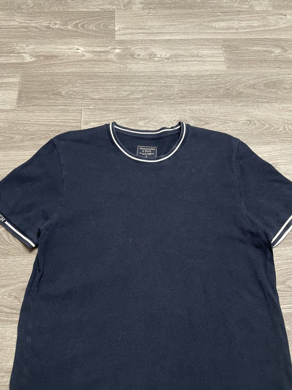 Abercrombie & Fitch Abercrombie Fitch Blue T-Shirt Y2K Streetwear Size US M / EU 48-50 / 2 - 2 Thumbnail