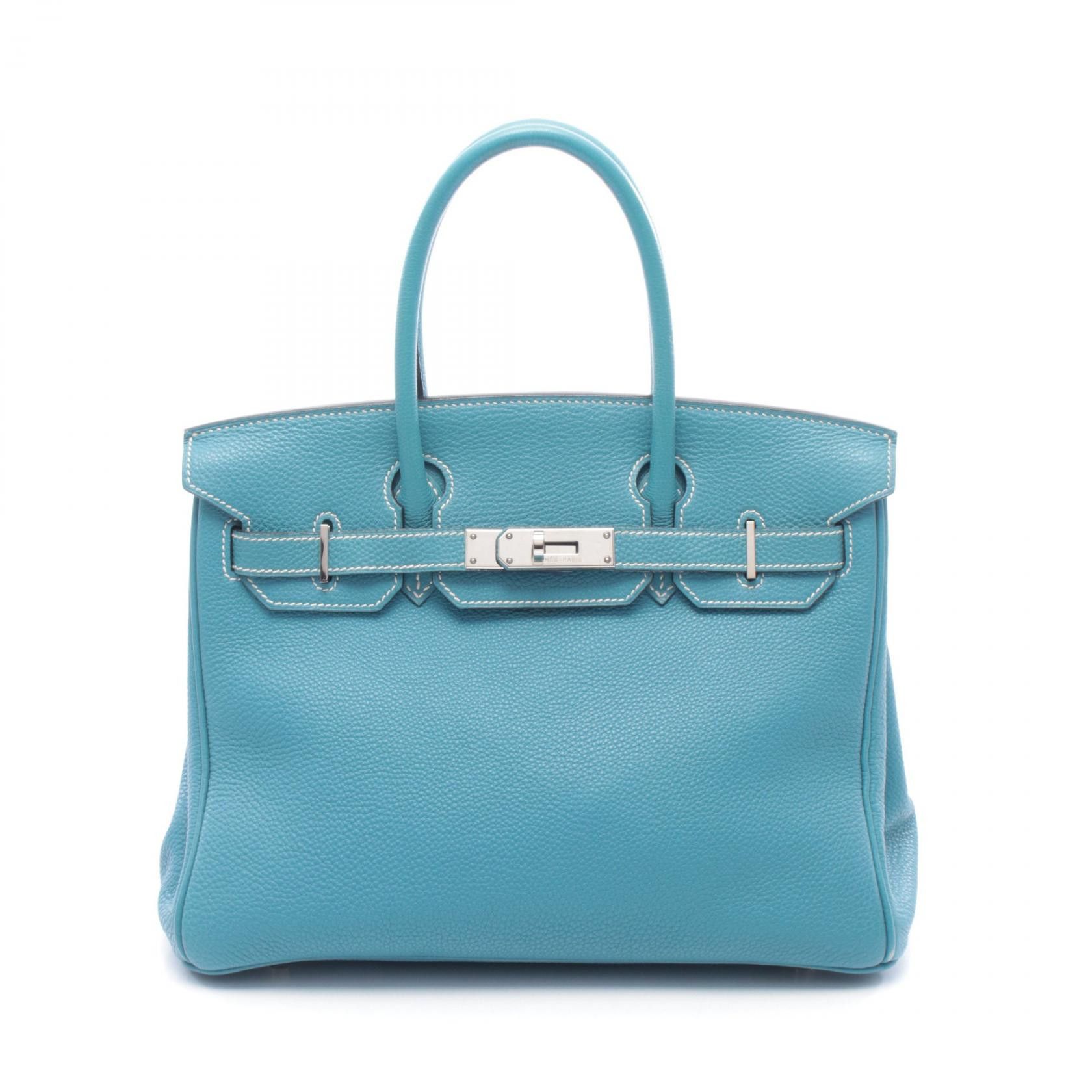 Hermes Hermes Hermes Birkin30 Calfskin Handbag Leather Handbag H DUTY FREE for USA Size ONE SIZE - 1 Thumbnail