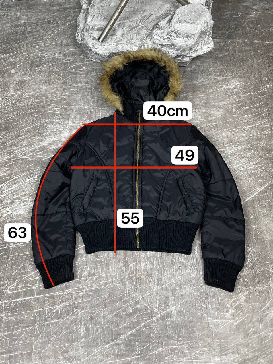 Y2K 2000s Fur Japanese Nylon Bomber IfSixWasNine LGB Style