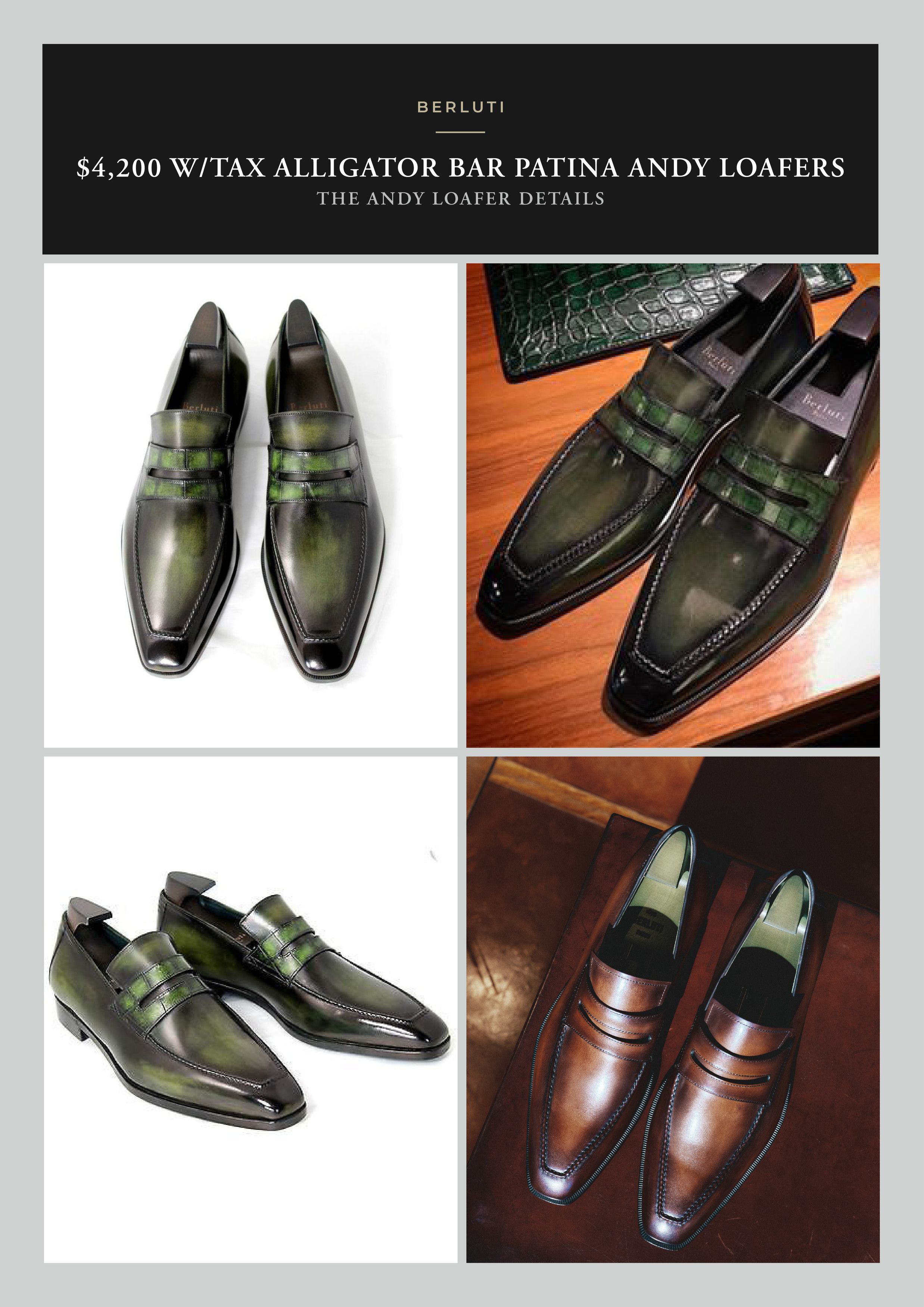 Berluti Ultimate Ultra-Rare $4,200 Alligator Loafers Godly Details Size US 8.5 / EU 41-42 - 9 Thumbnail