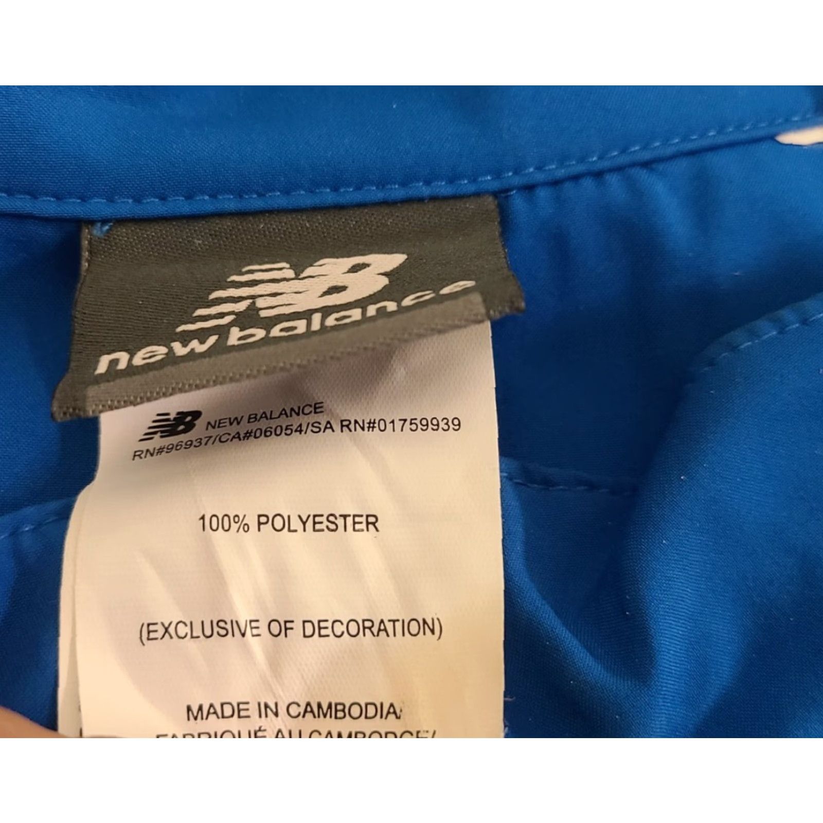 New Balance New Balance Windbreaker Jacket 2XL Blue Men's 10k PHX Lightning Dry Softshell Full Zip Pockets Logo Sports Size US XXL / EU 58 / 5 - 4 Thumbnail