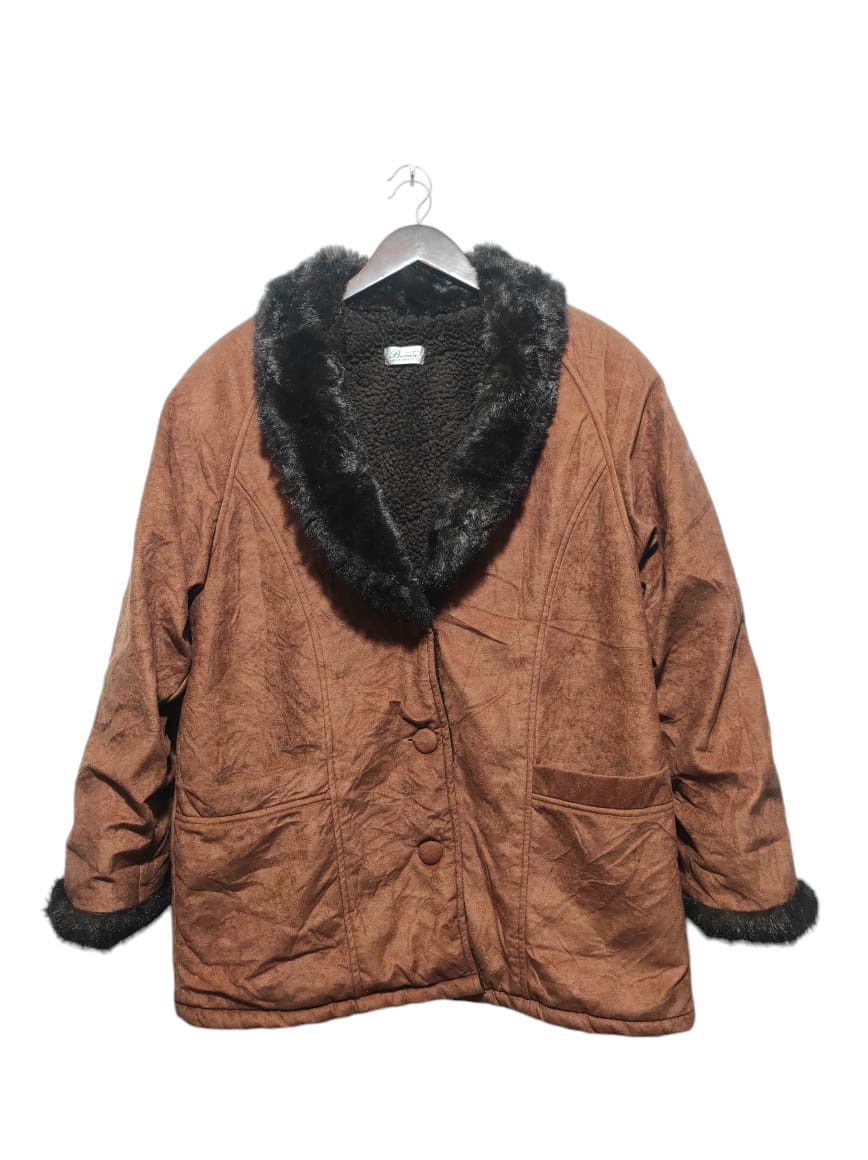 Other Bomin Suede Fur jacket Size L / US 10 / IT 46 - 1 Thumbnail