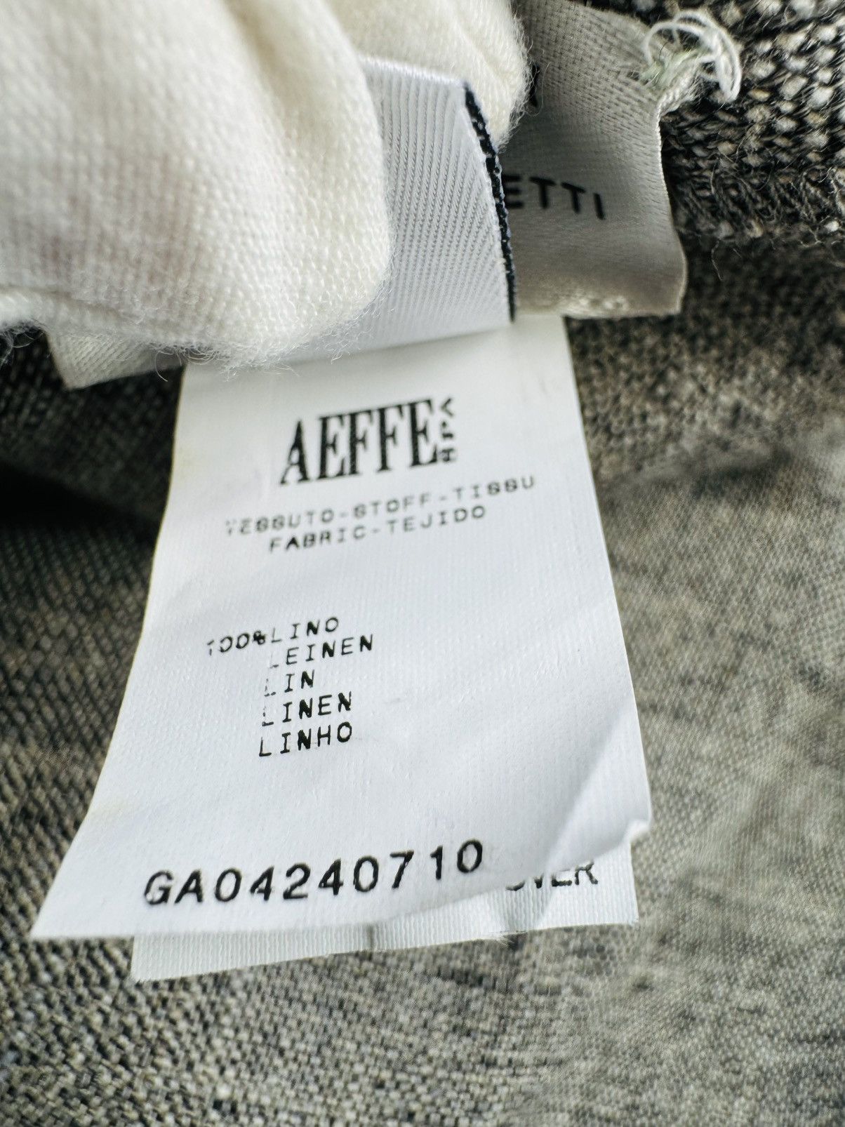 Philosophy di Lorenzo Serafini Philosophy Di Alberta Ferretti gray linen maxi gown Size XL / US 12-14 / IT 48-50 - 8 Thumbnail
