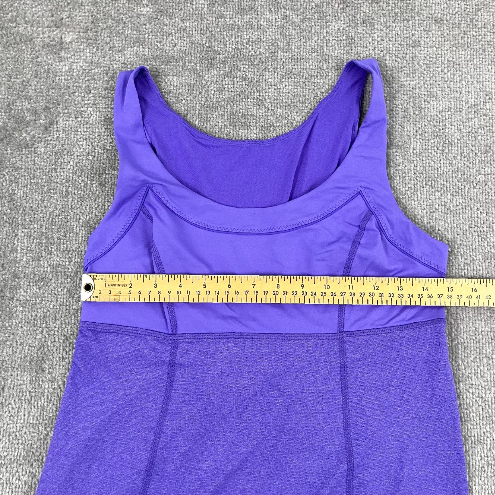 Lululemon Lululemon Ta Ta Topper Tank Top Womens Size 2/4 Purple Cinched Performance Gym Size XS / US 0-2 / IT 36-38 - 5 Thumbnail
