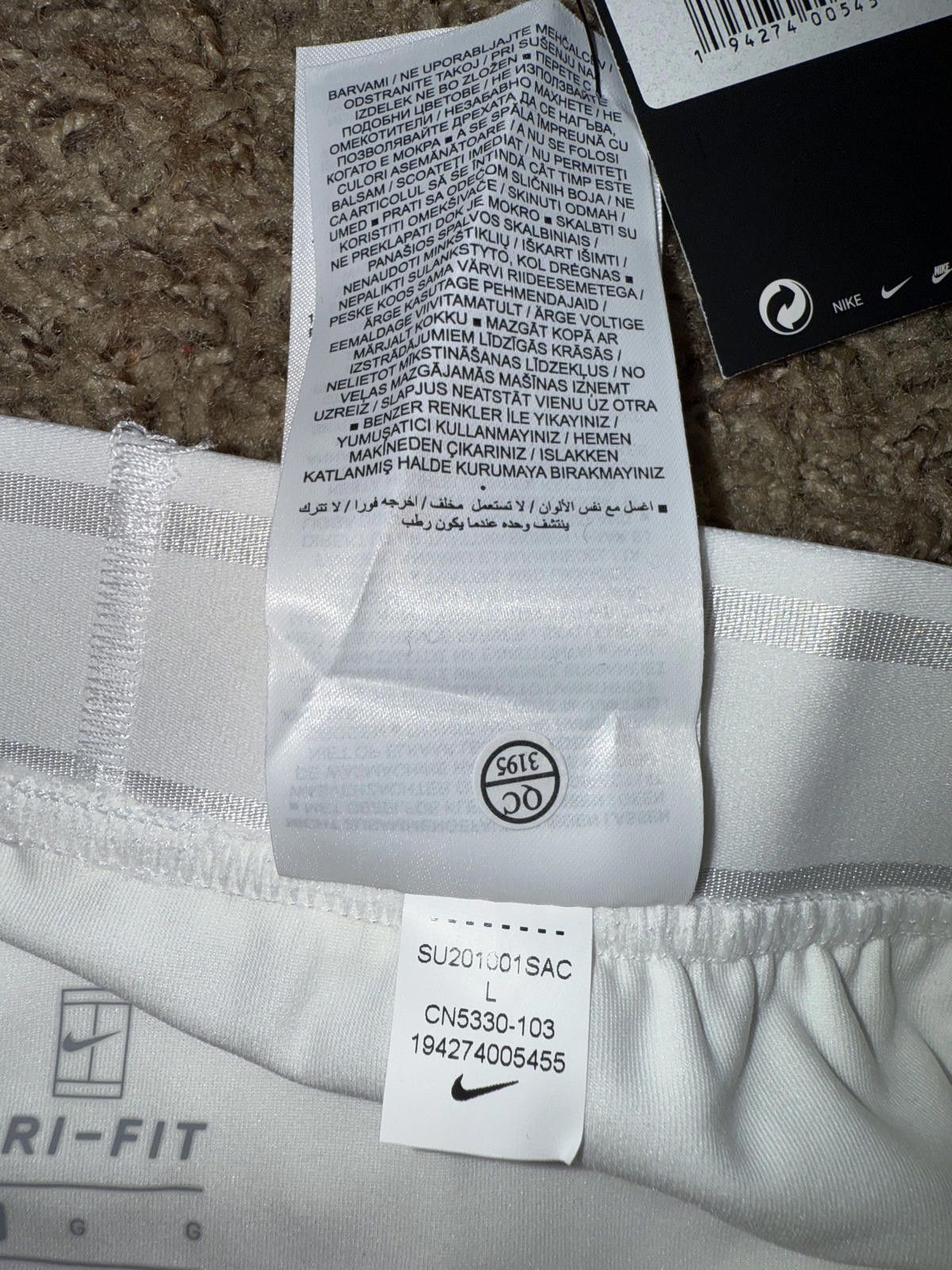 Nike Nike Womens Court Slam Dri-Fit Tennis Skort Skirt Sample Size 36" / US 14 / IT 50 - 8 Thumbnail