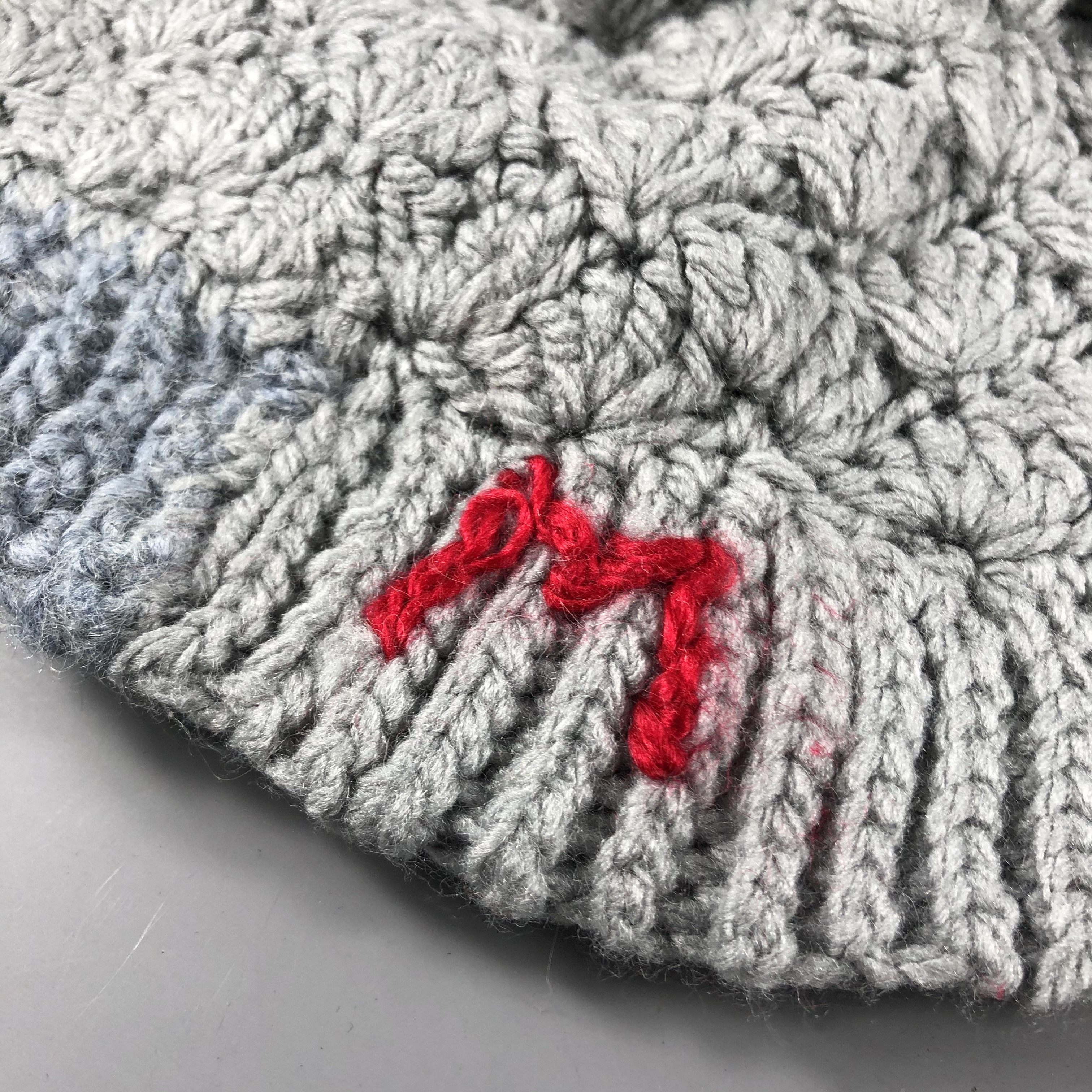 Japanese Brand × Vintage Womens Japanese Brand Knit PomPom Beanie Snow Cap -D1155 Size ONE SIZE - 5 Thumbnail
