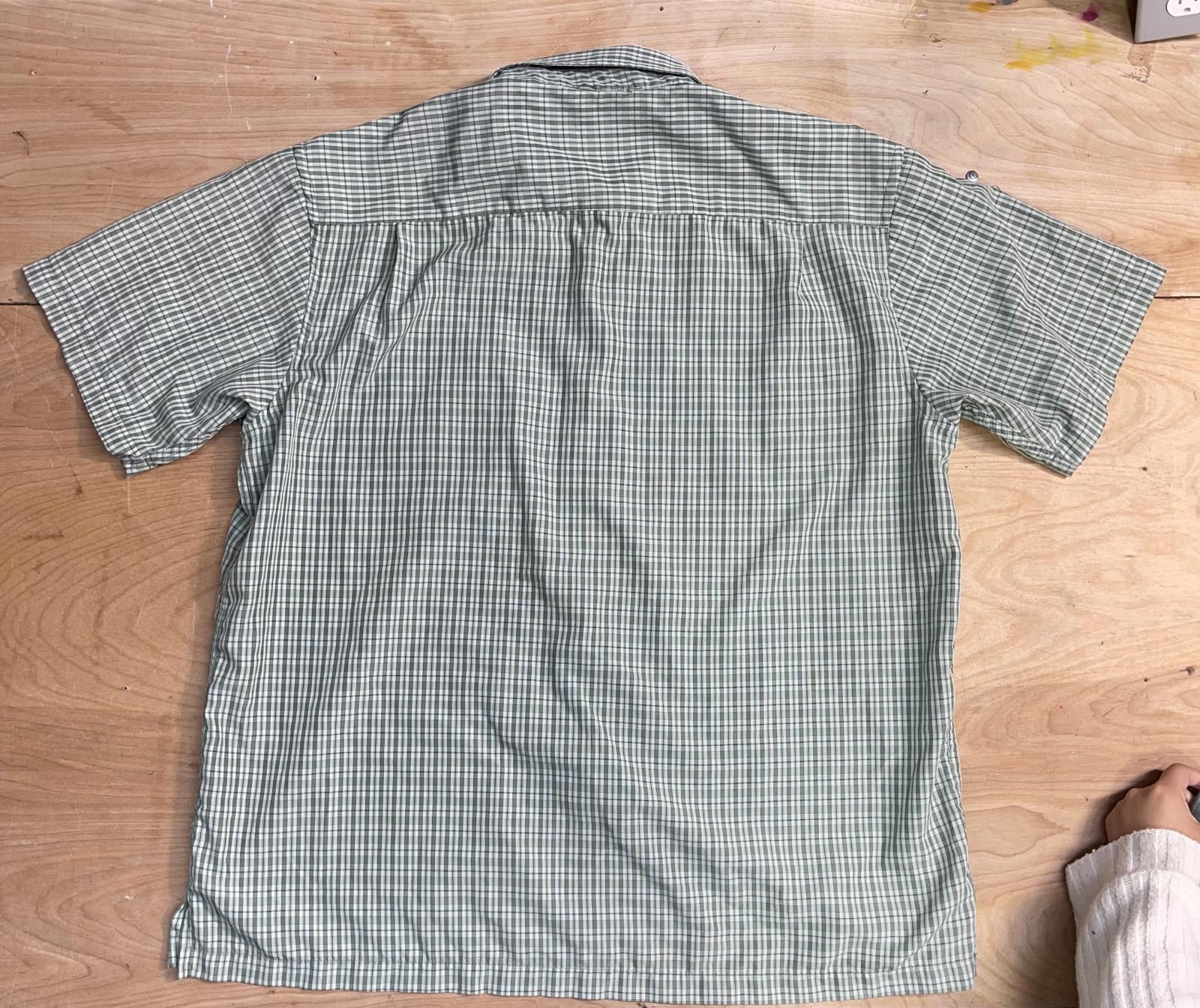 Affliction VAN HUESEN VIRGIN MARRY STYLE FLANNEL Size 44R - 4 Thumbnail