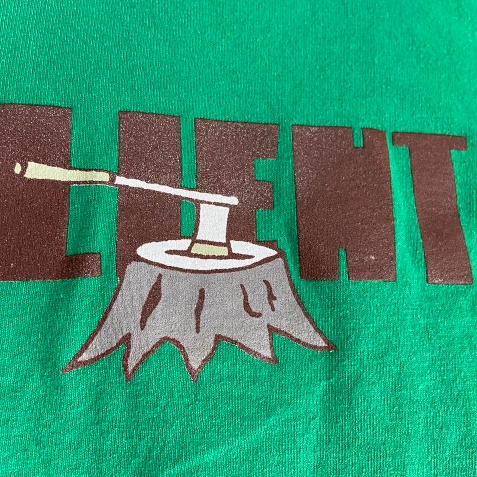 Jerzees Reliant k green band tee Size US XL / EU 56 / 4 - 4 Thumbnail