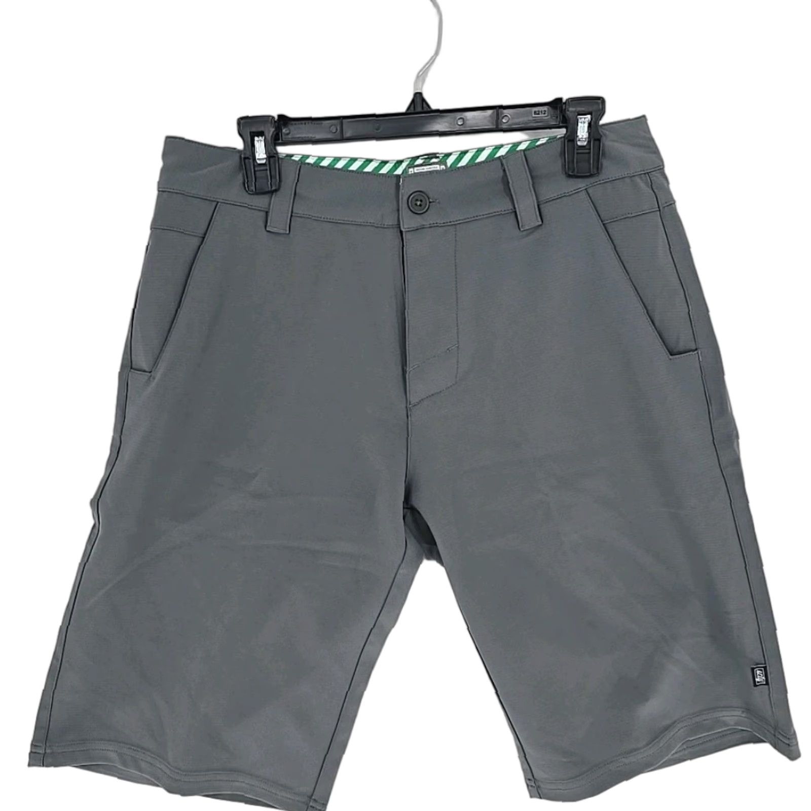 Vintage VINTAGE Solar City Shorts – Men’s – Gray – Size 34 – Lightweight Casual City Theme - 90s? Size US 34 / EU 50 - 1 Thumbnail