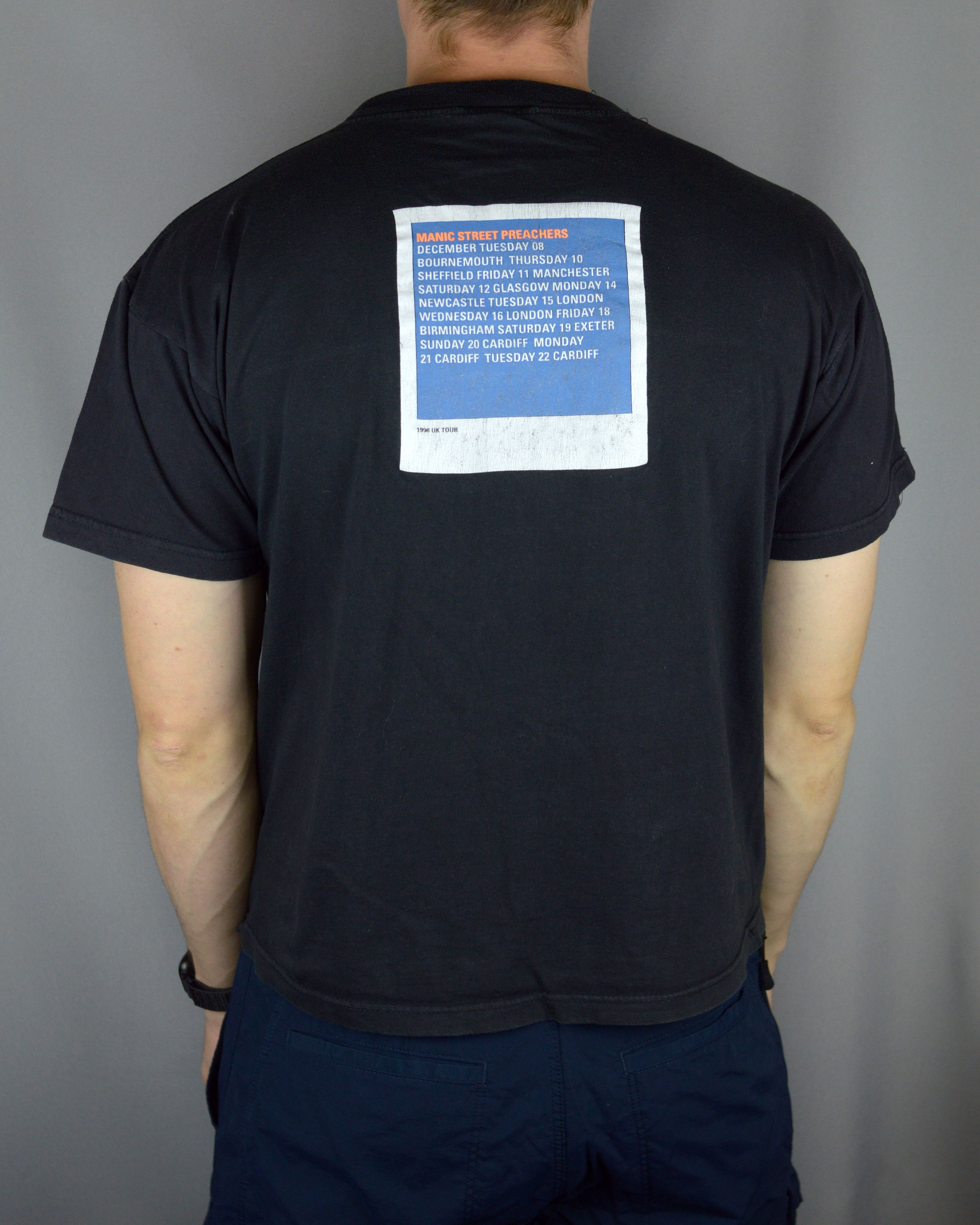 Vintage Vintage Manic Street Preachers 1998 UK tour t shirt Size US M / EU 48-50 / 2 - 2 Thumbnail
